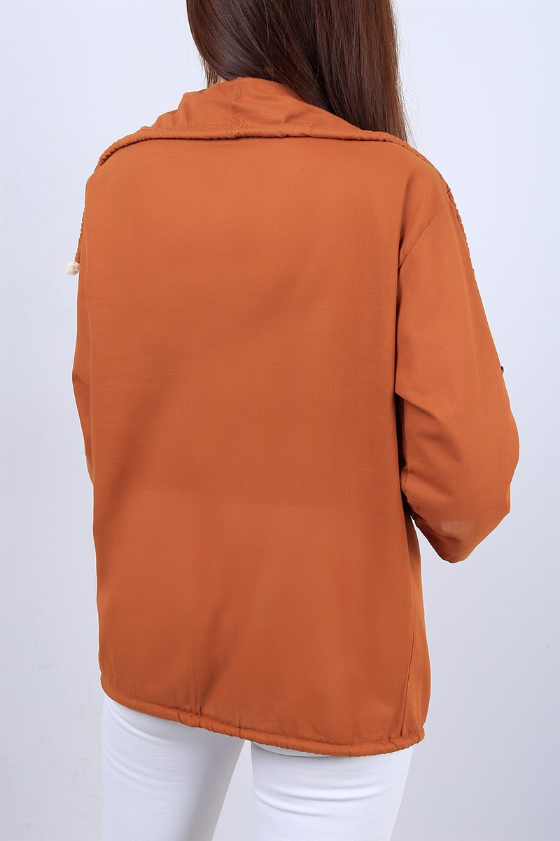 Taba Salaş Bayan Gabardin Hırka 12065B