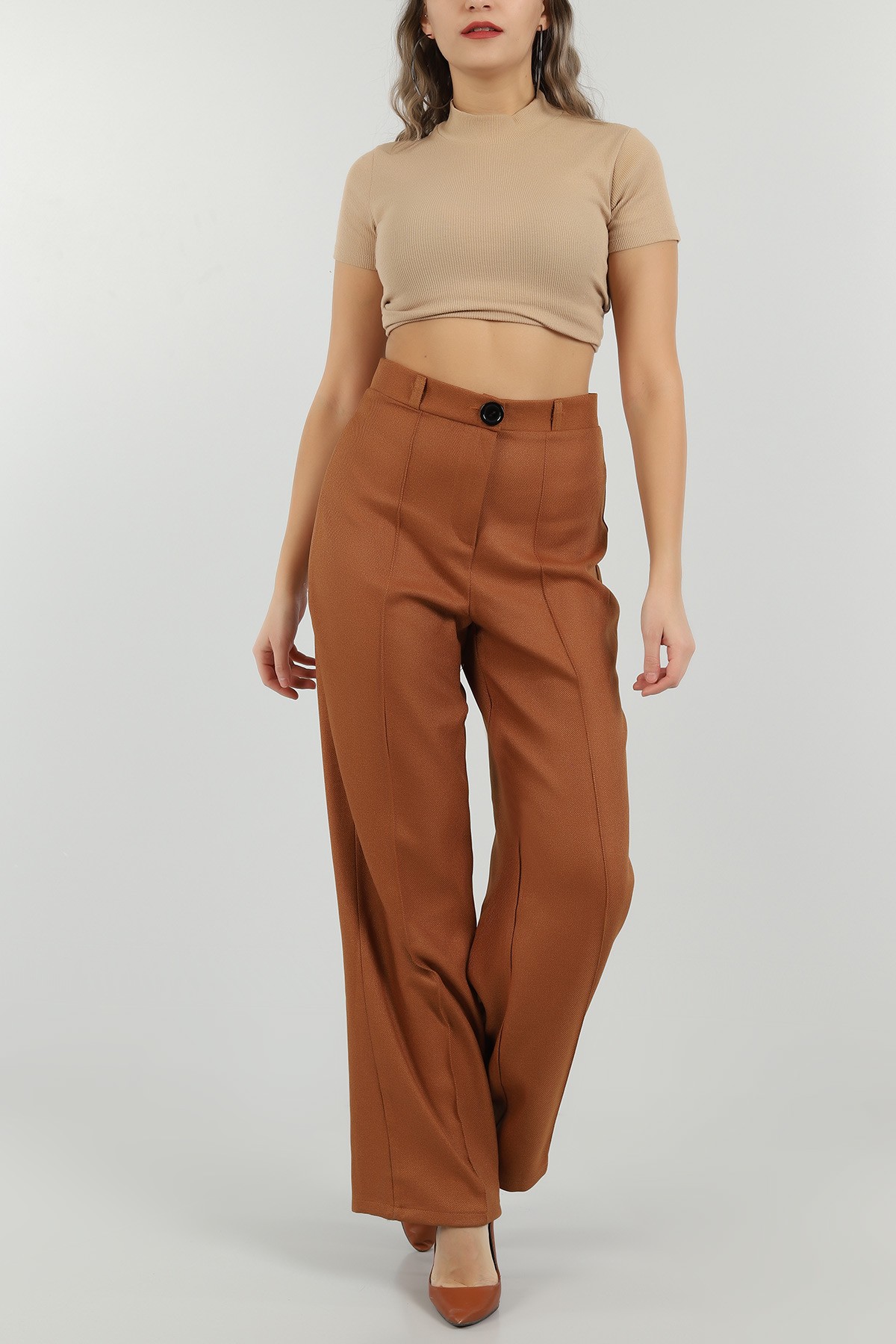Taba Yün Efek Bayan Pantolon -T 149014
