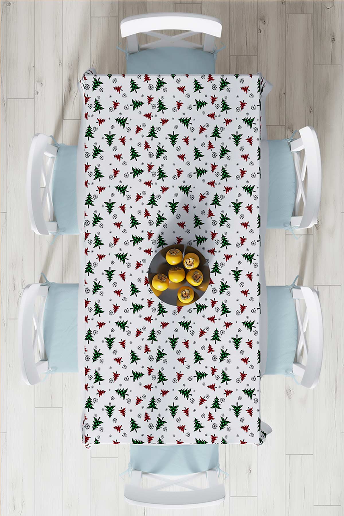 140x220 Dijital Baskılı Mordern  Masa Örtüsü 219025