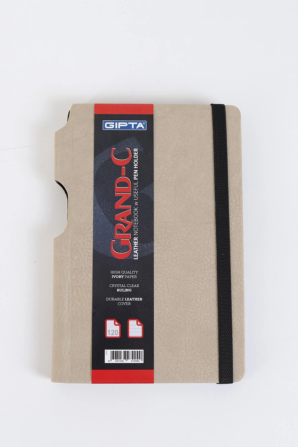 Taş 13x21 Gıpta Grand-c Deri Kapak Not Defteri  120 Yaprak Çizgili 279278