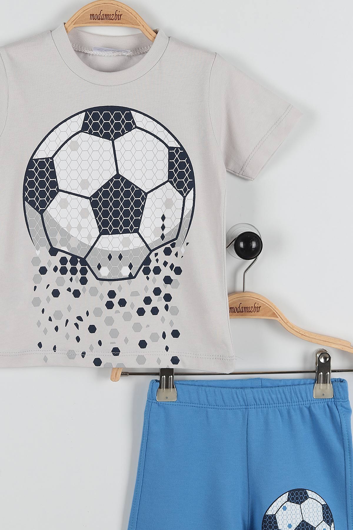 Taş (2-6 Yaş) Futbol Topu Baskılı Erkek Çocuk Takımı 169864