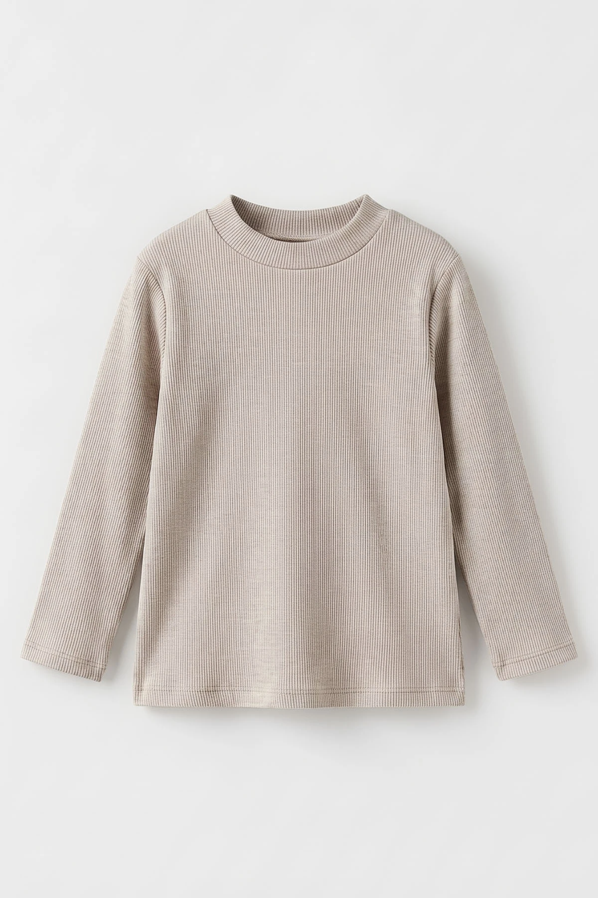 Taş (5-12 Yaş) Yarım Balıkçı Yaka Kaşkorse  Çocuk Body Sweatshirt 495426