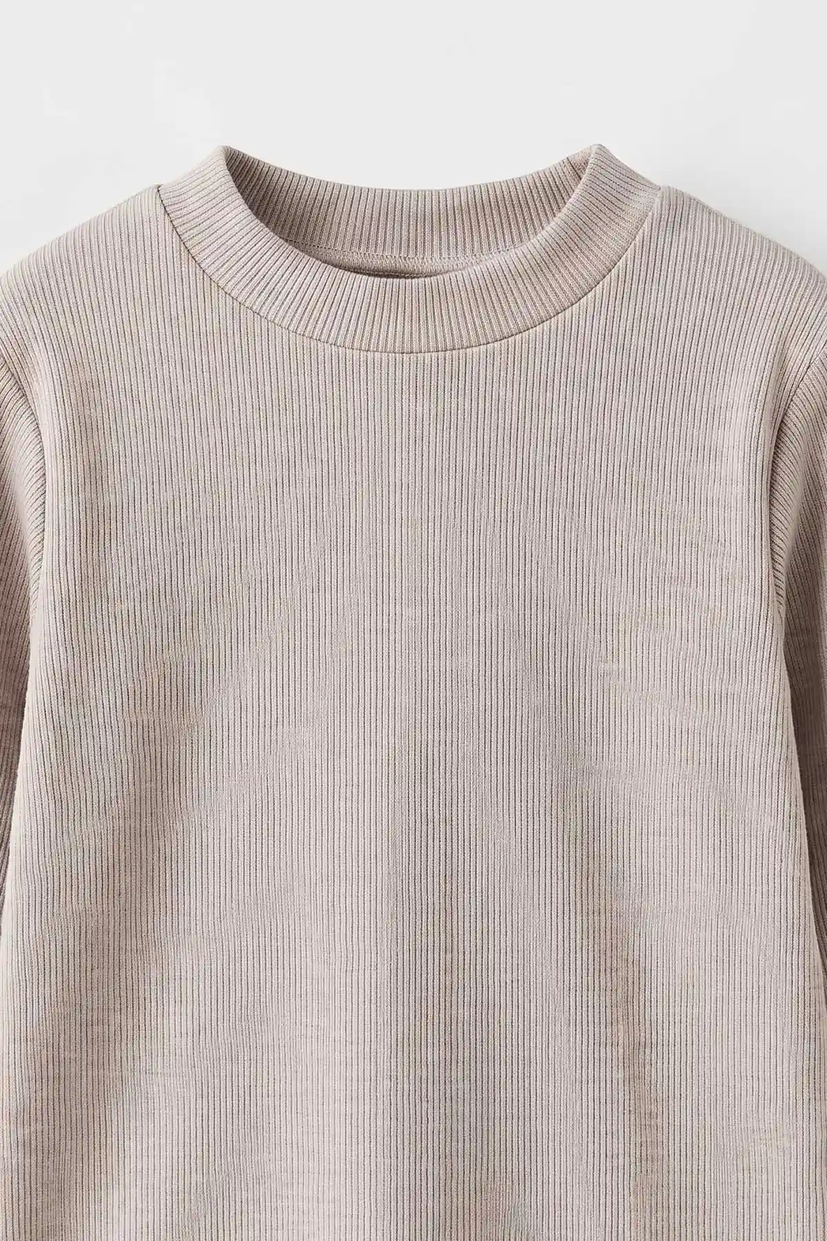 Taş (5-12 Yaş) Yarım Balıkçı Yaka Kaşkorse  Çocuk Body Sweatshirt 495426