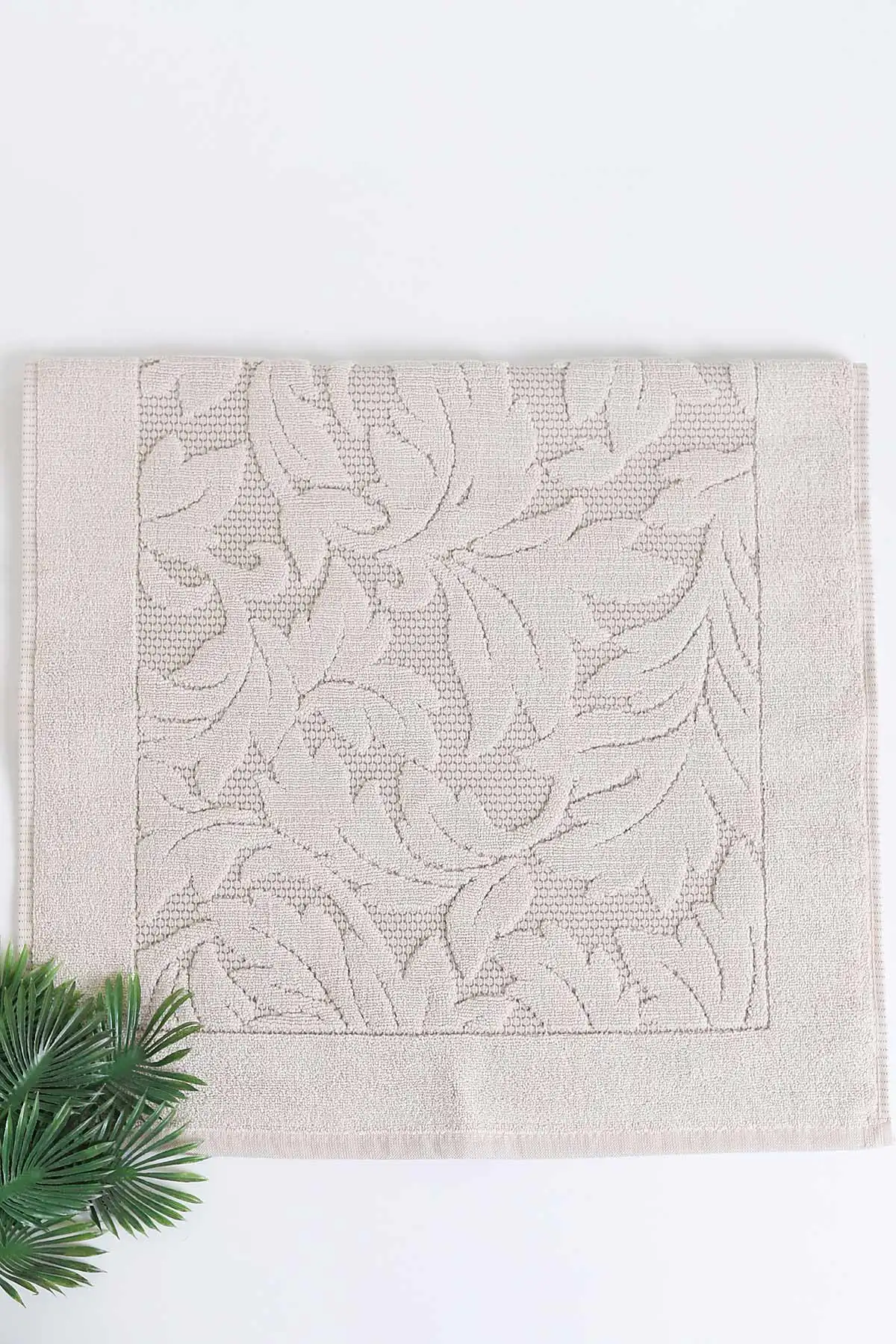 Taş 50x70 Kabartma Desenli Banyo Ayak Havlusu 293775