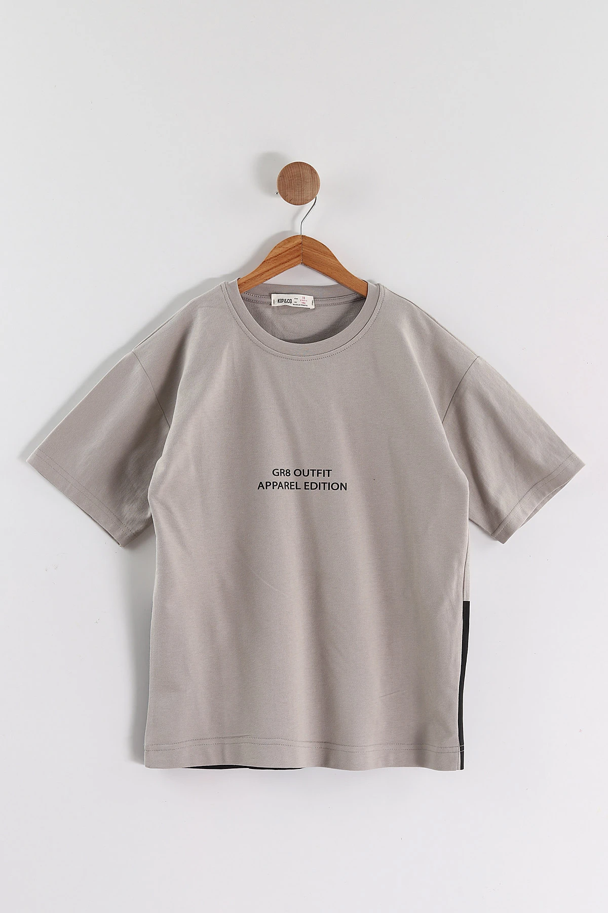 Taş (6-14 Yaş) Outfith Baskılı 2 İp Erkek Çocuk Tişört 469271
