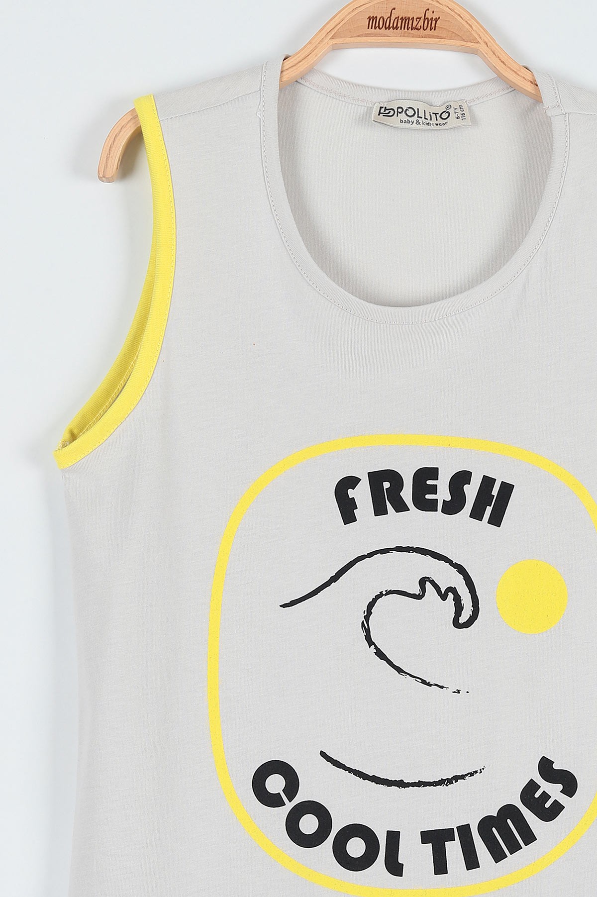 Taş (6-9 Yaş) Fresh Cool Tımes Baskılı Şortlu Erkek Çocuk Takım 185977