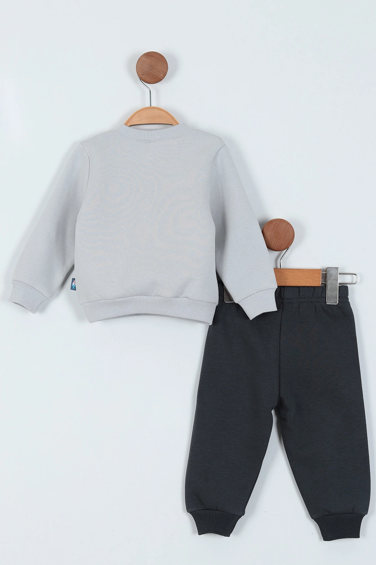 Taş (9-24 Ay) Baskılı 3 İp Şardonlu Erkek Bebe Takım 226279