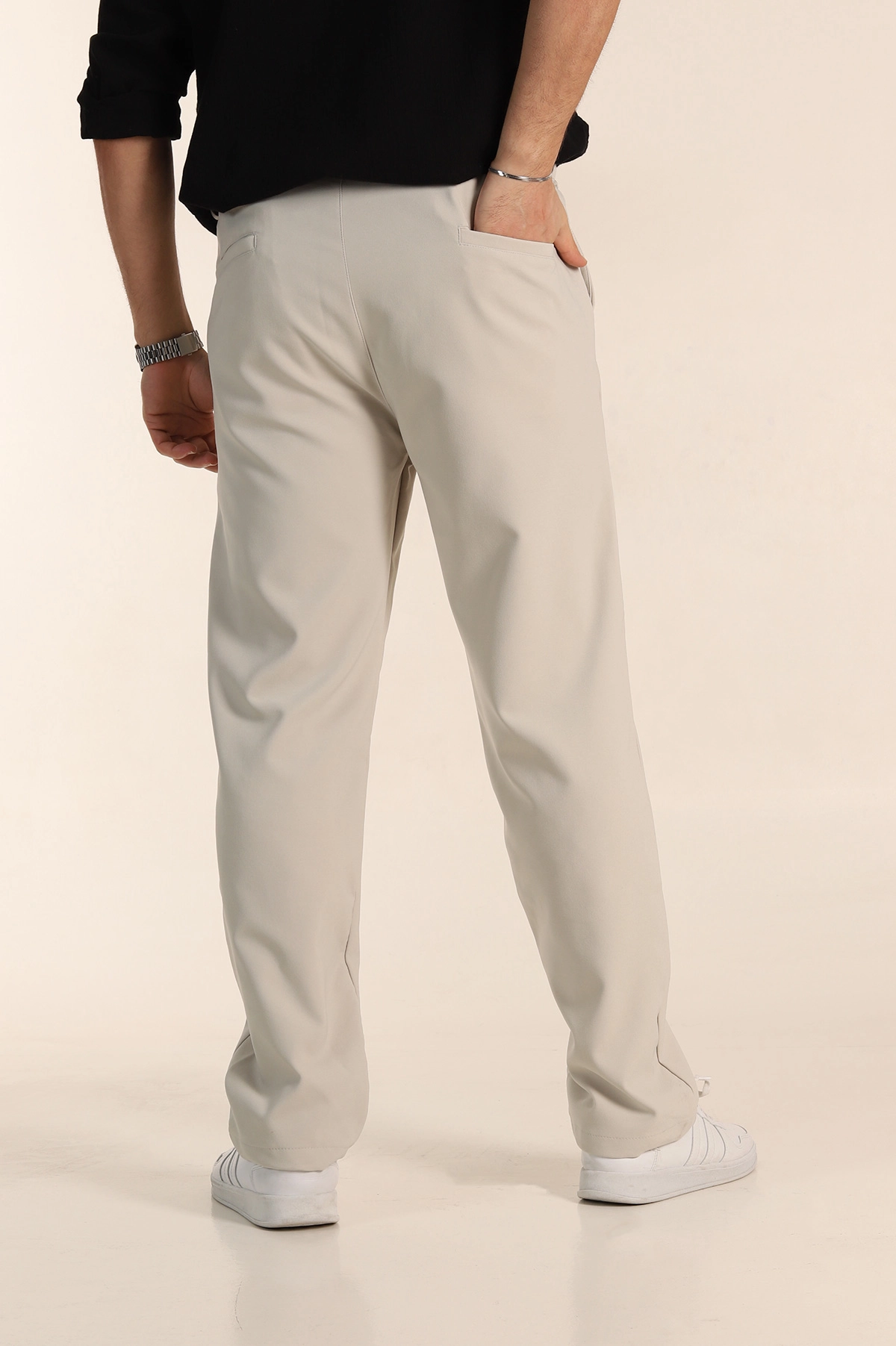 Taş Baggy Likralı Duble Kumaş Erkek Pantolon 345002