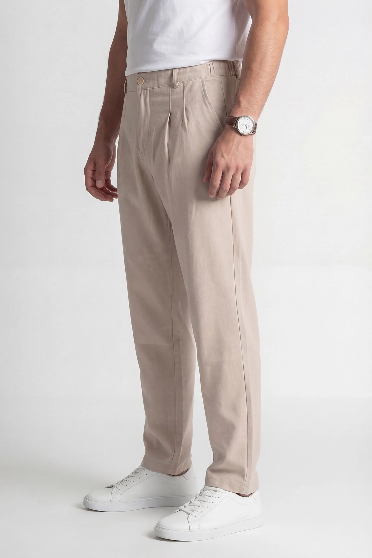 Taş Beli Lastikli Likralı Erkek Pantolon 444735