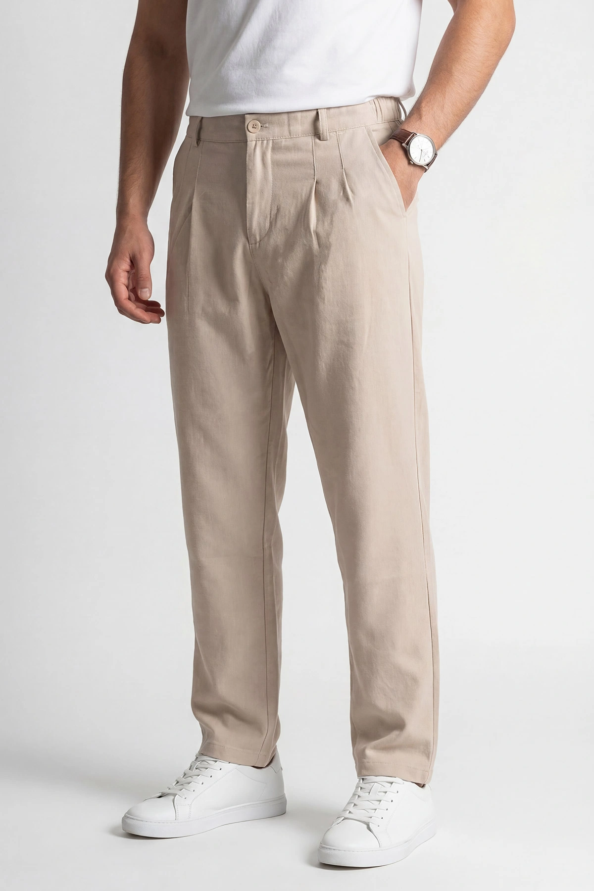 Taş Beli Lastikli Likralı Erkek Pantolon 444735