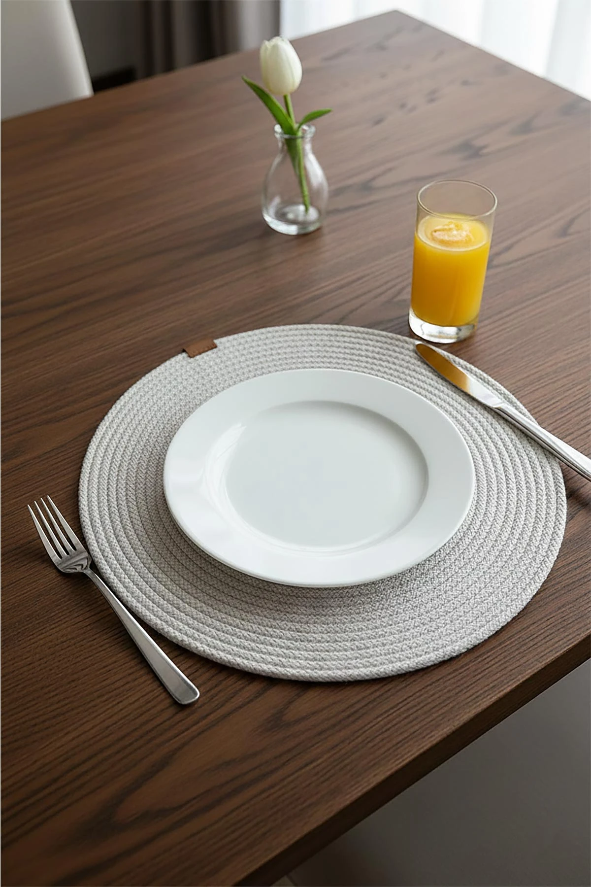 Taş Bella Home 6'lı Örgü Supla - Amerikan Servis Lüx Sunum Tabak Altlığı - Çeyiz Takımı 434965
