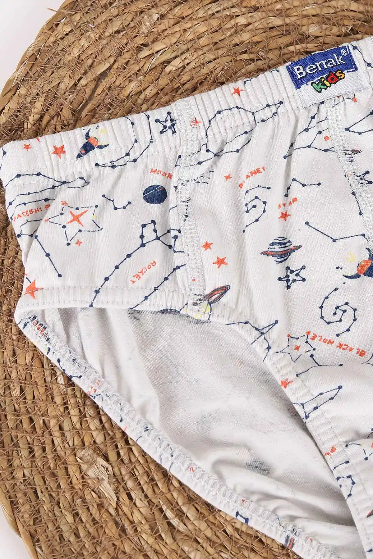 Taş Berrak ( 10-11 Yaş ) Baskılı Erkek Çocuk Boxer 460739