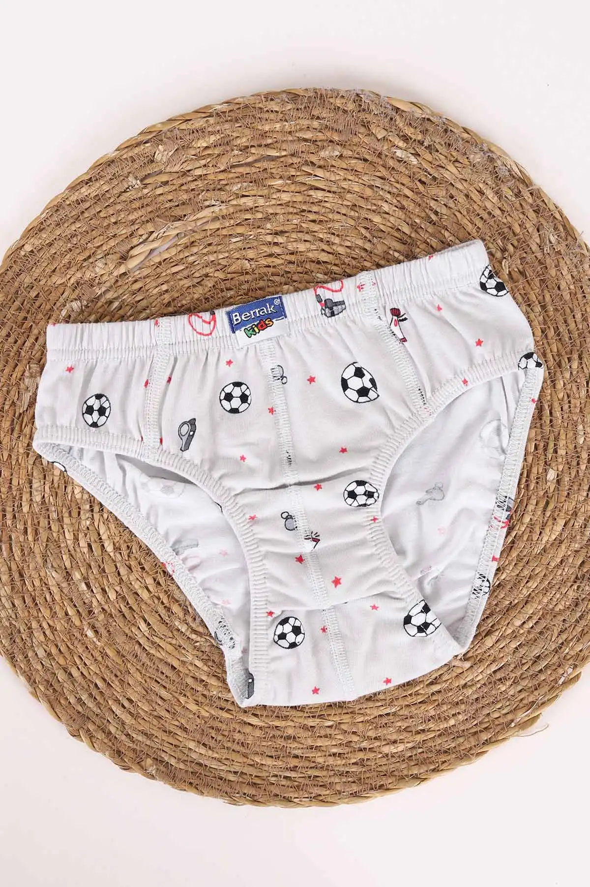 Taş Berrak ( 3-8 Yaş ) Baskılı Erkek Çocuk Boxer 460743