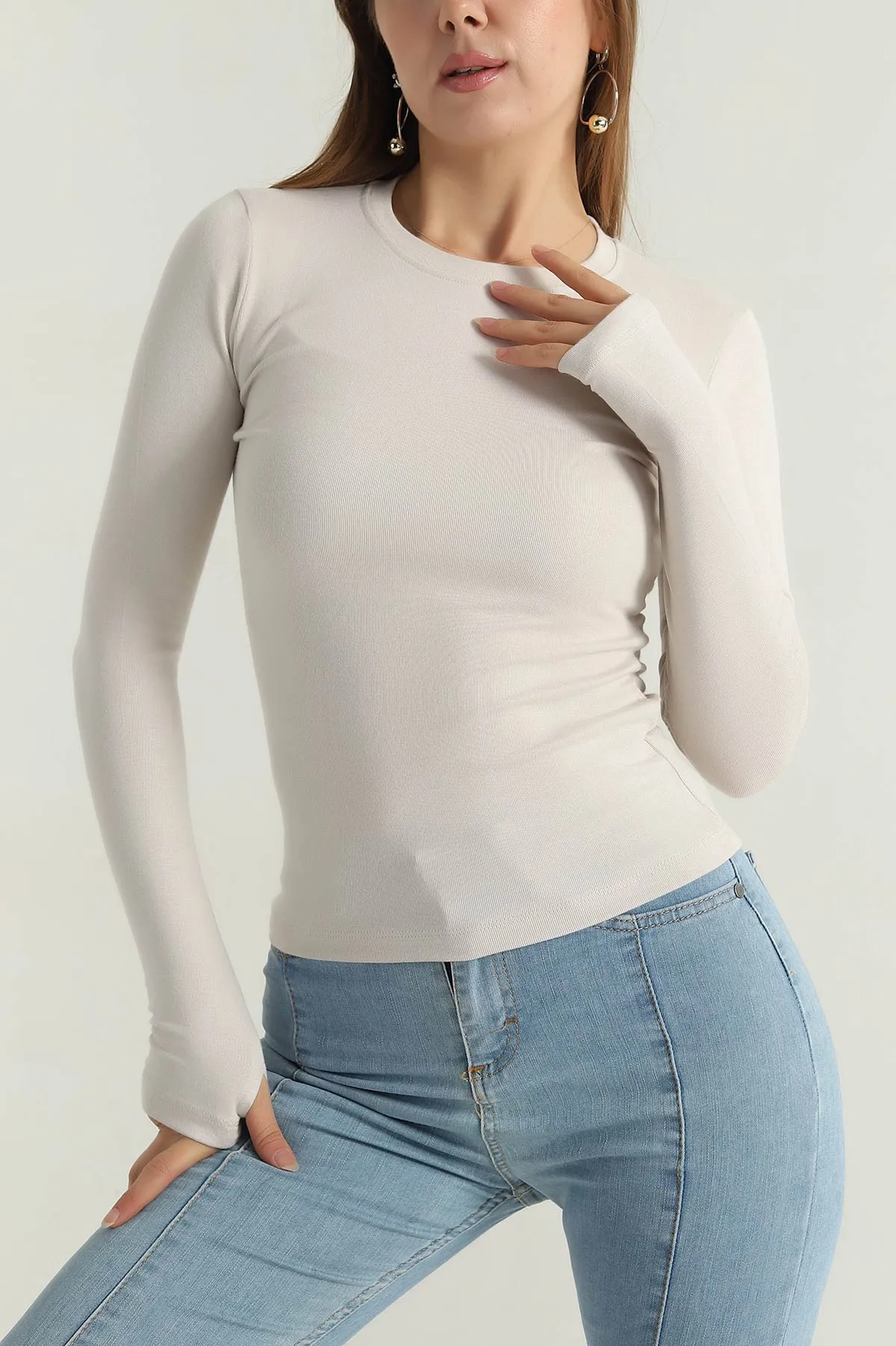 Taş Bisiklet Yaka Oysho Kadın Bluz 397491