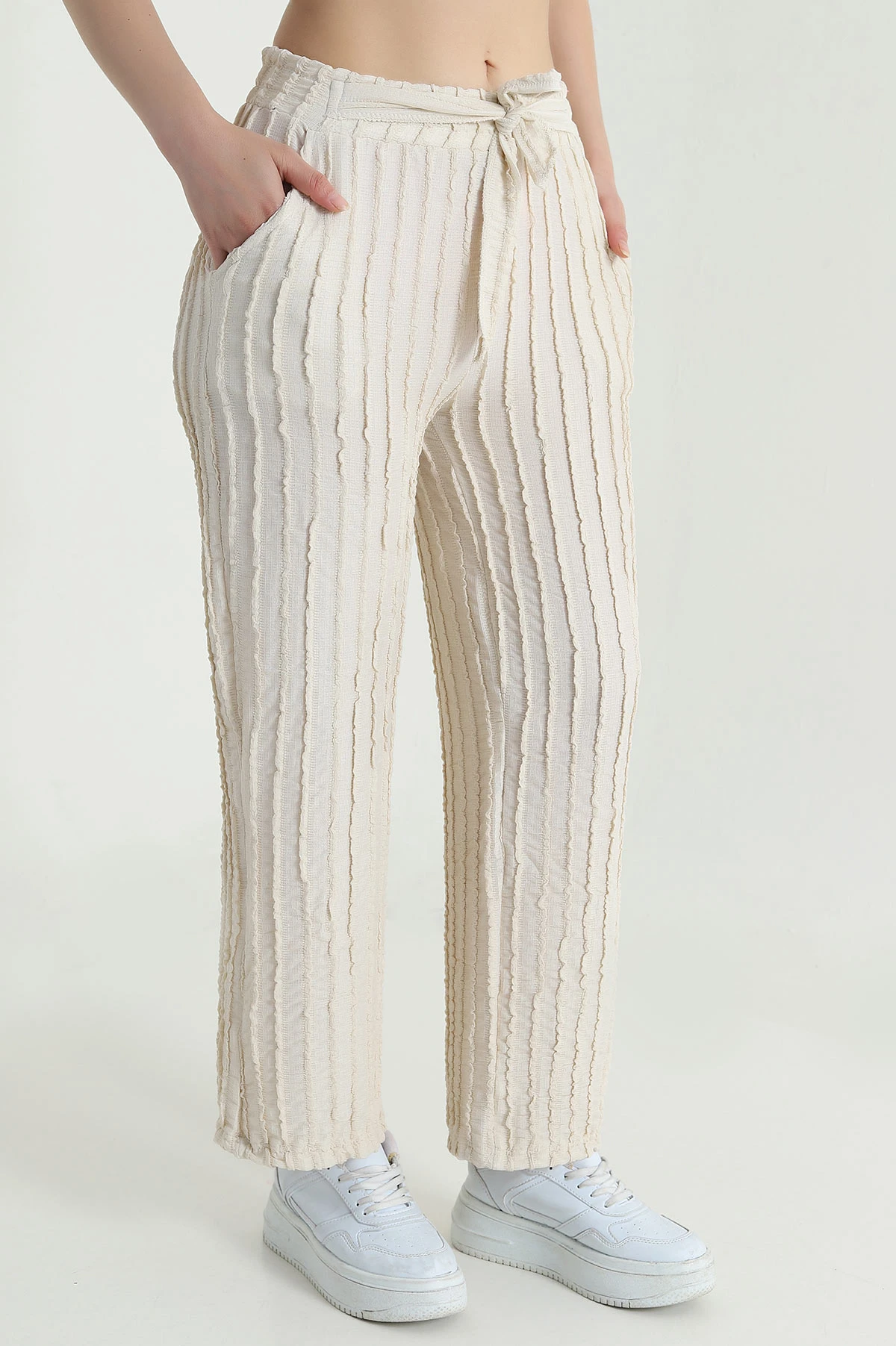 Taş Bol Paça Toscana Kadın Pantolon 469939