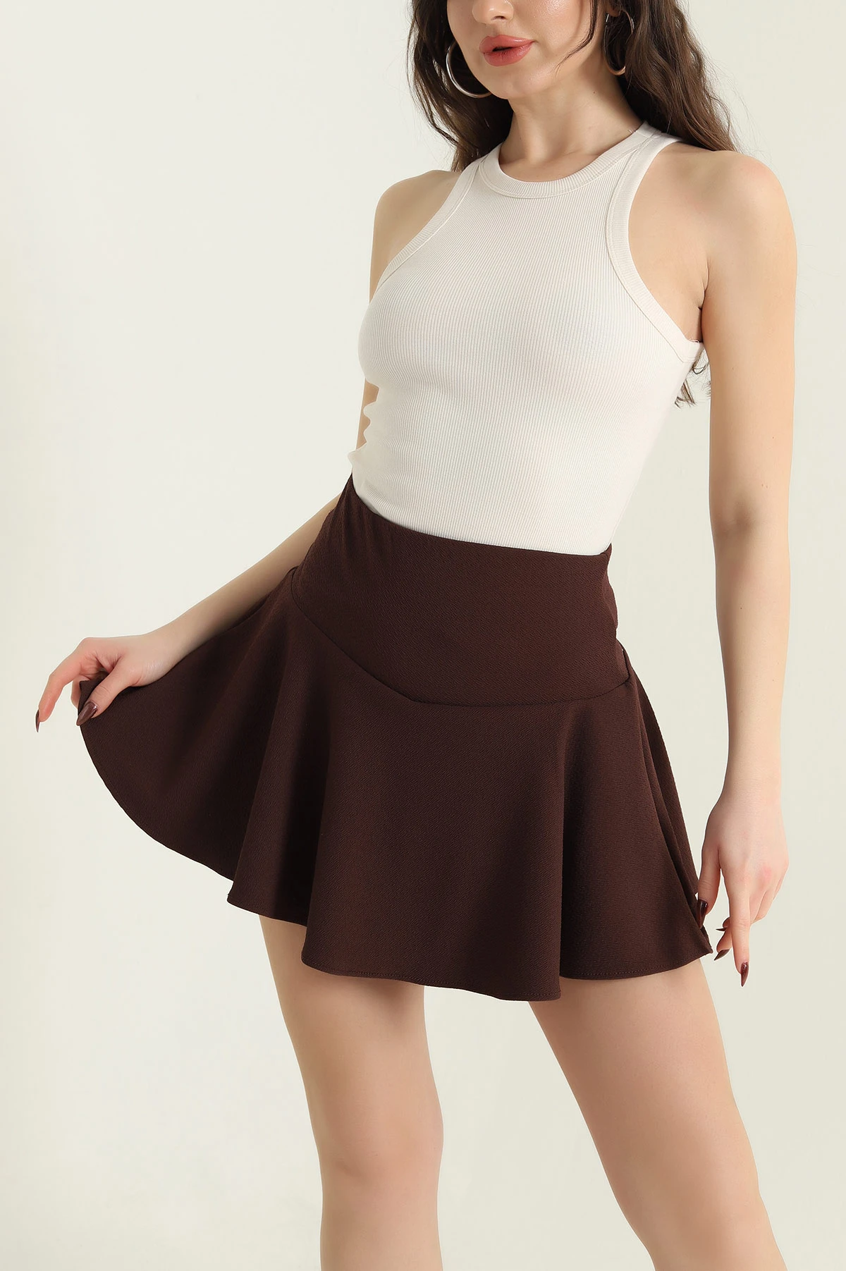 Taş Fitilli Likralı Kadın Atlet 432176