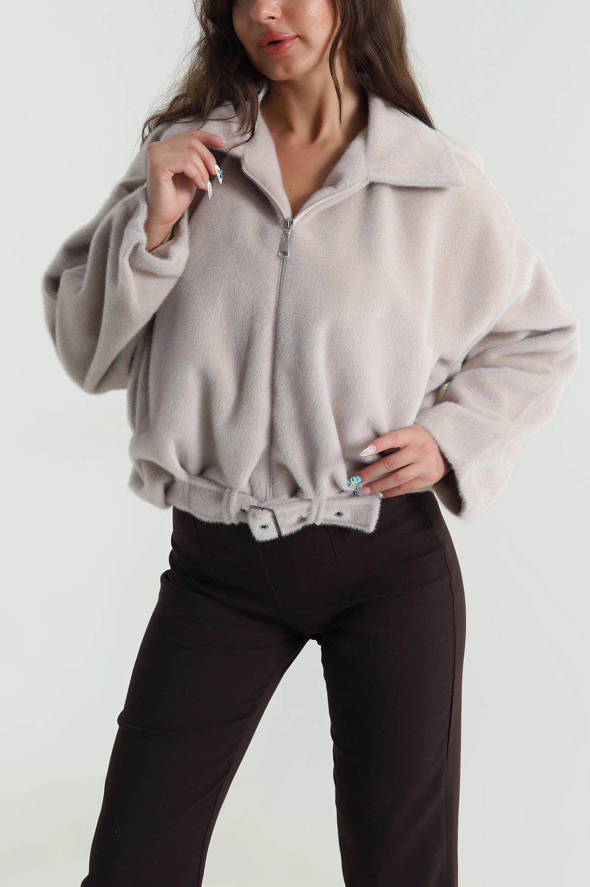 Taş Fox Bomber Kadın Mont 483986
