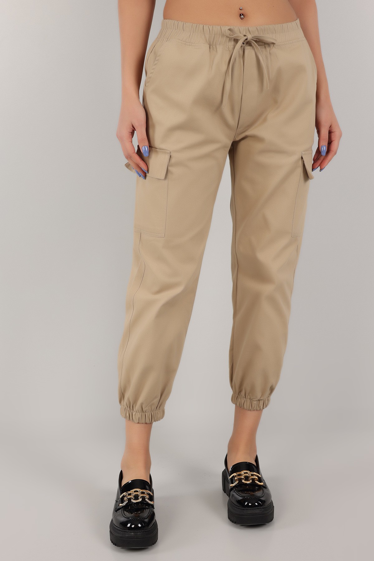 Taş Gabardin Jogger Bayan Pantolon 158555