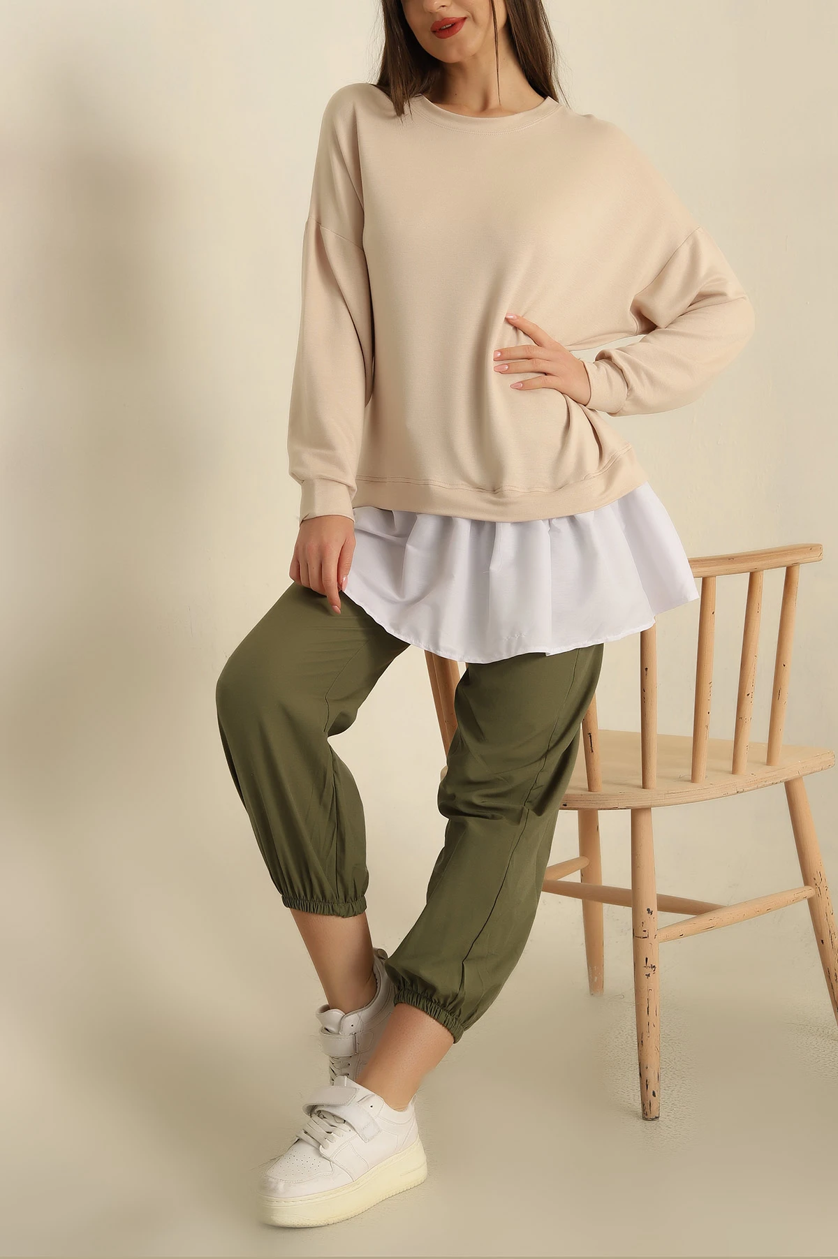, Taş Garnilli Oysho Kumaş Tunik 261724