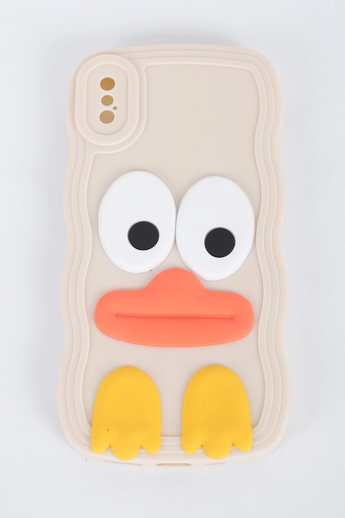 Taş iPhone XS Uyumlu Daffy Serisi Yumuşak Silikon Telefon Kılıfı 391265