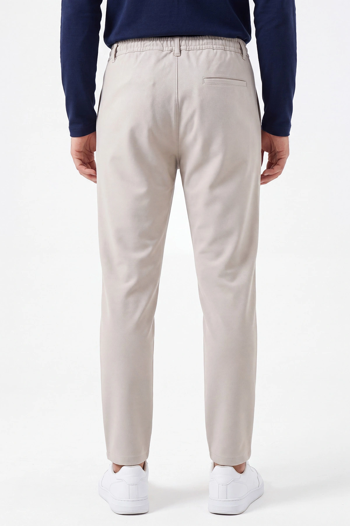 Taş İpli Fermuarlı Örme Erkek Pantolon 472234