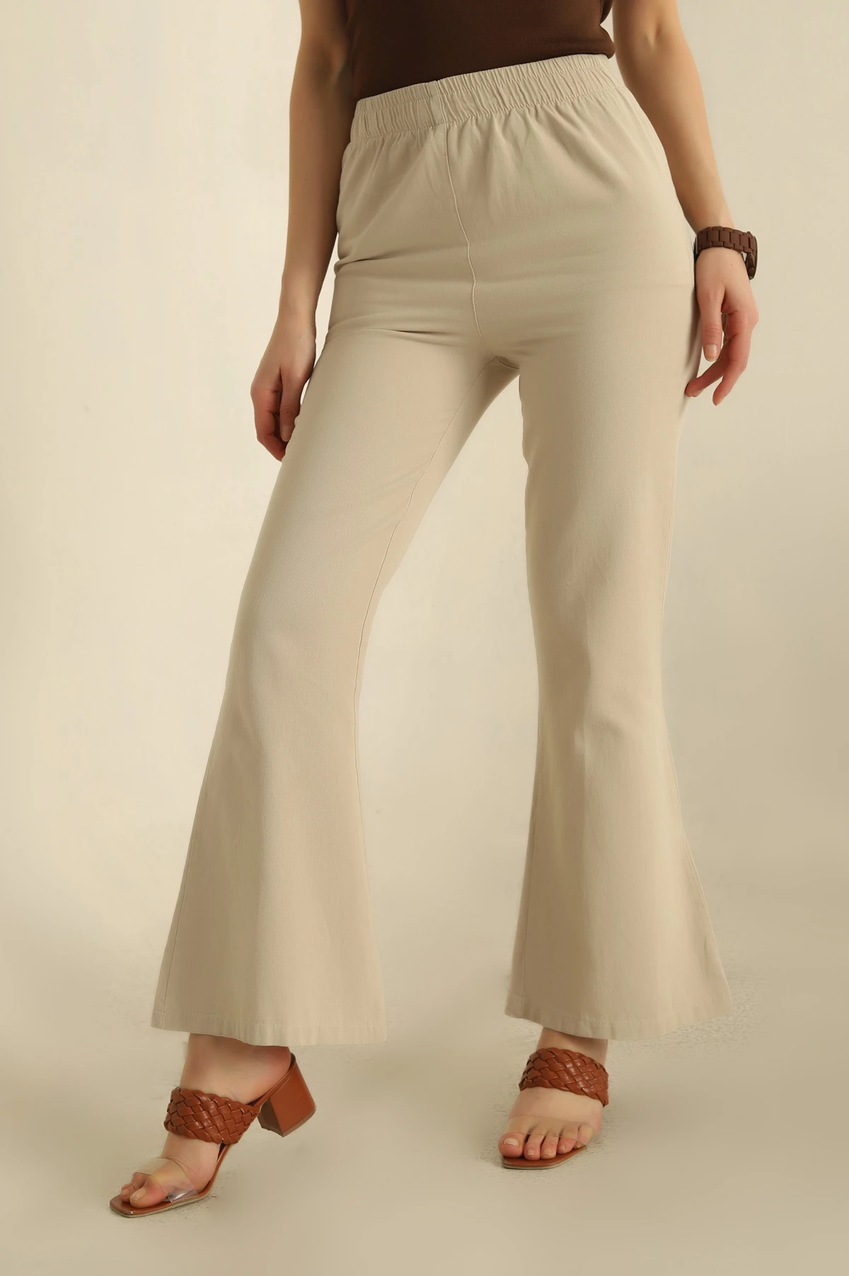 Taş İspanyol Paça Gabardin Pantolon 258560