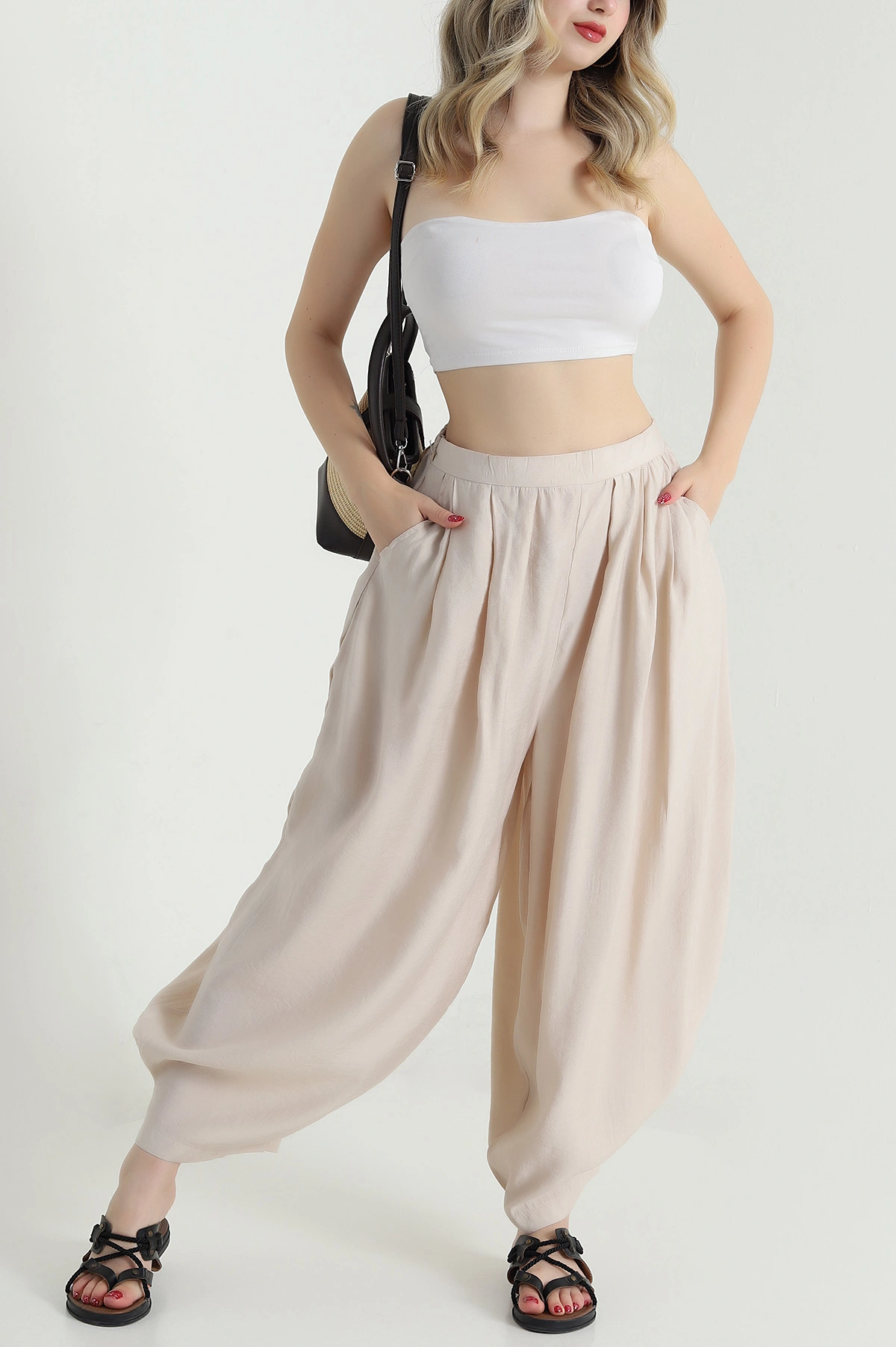 Taş Modal Şalvar Kadın Pantolon 473552