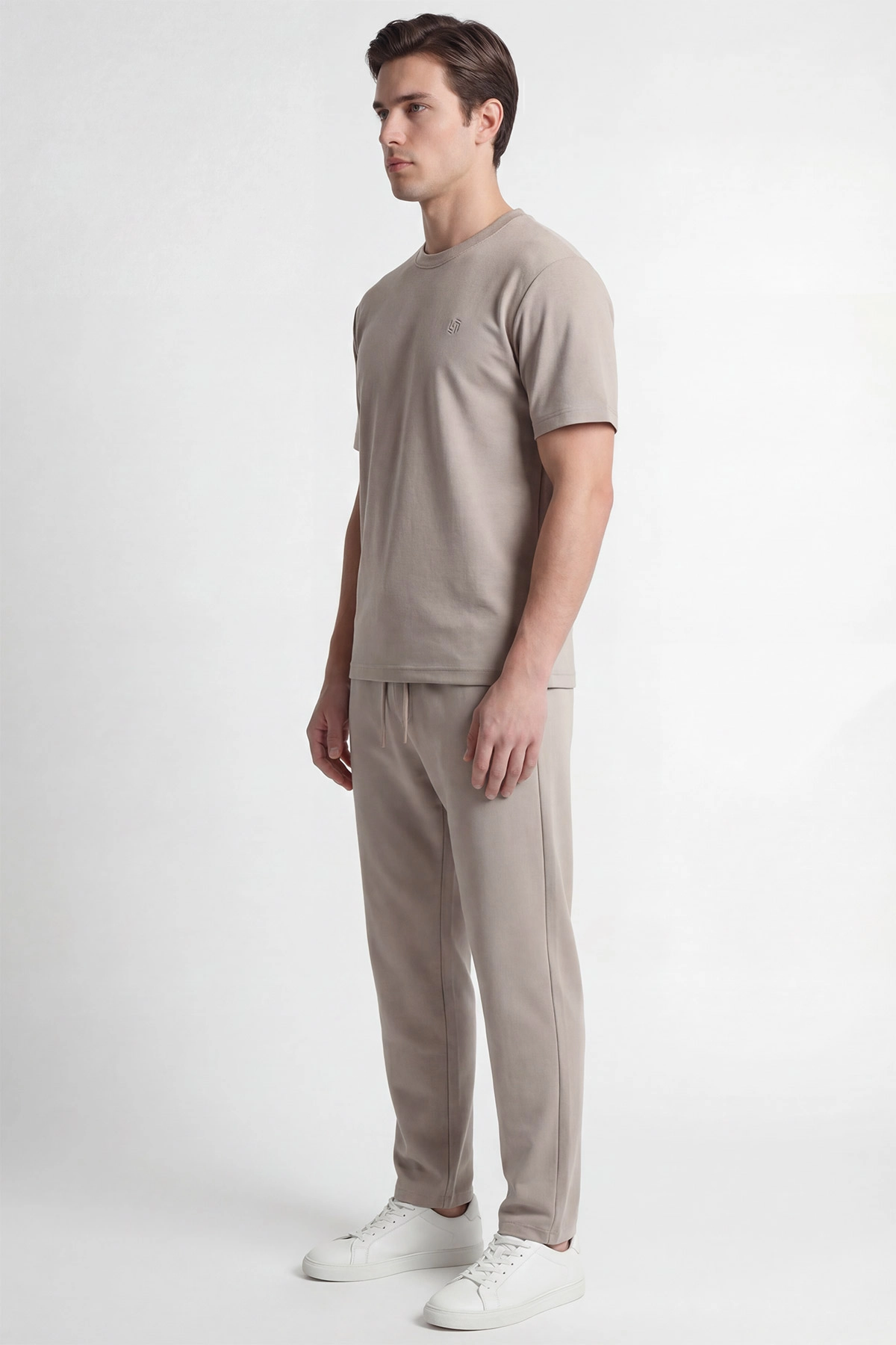 Taş Oysho Kumaş Oversize Erkek İkili Takım 443313