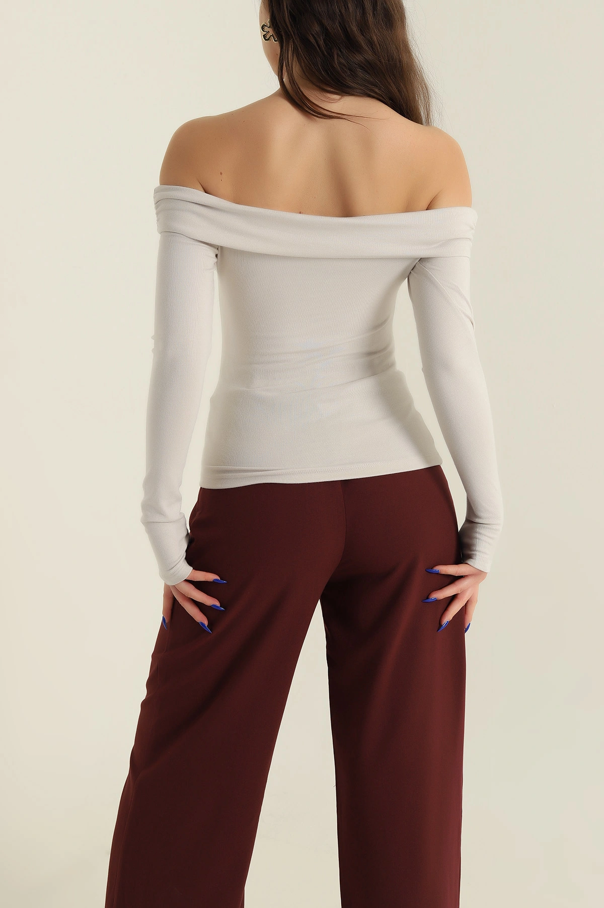 Taş Oysho Madonna Yaka Kadın Bluz 426408
