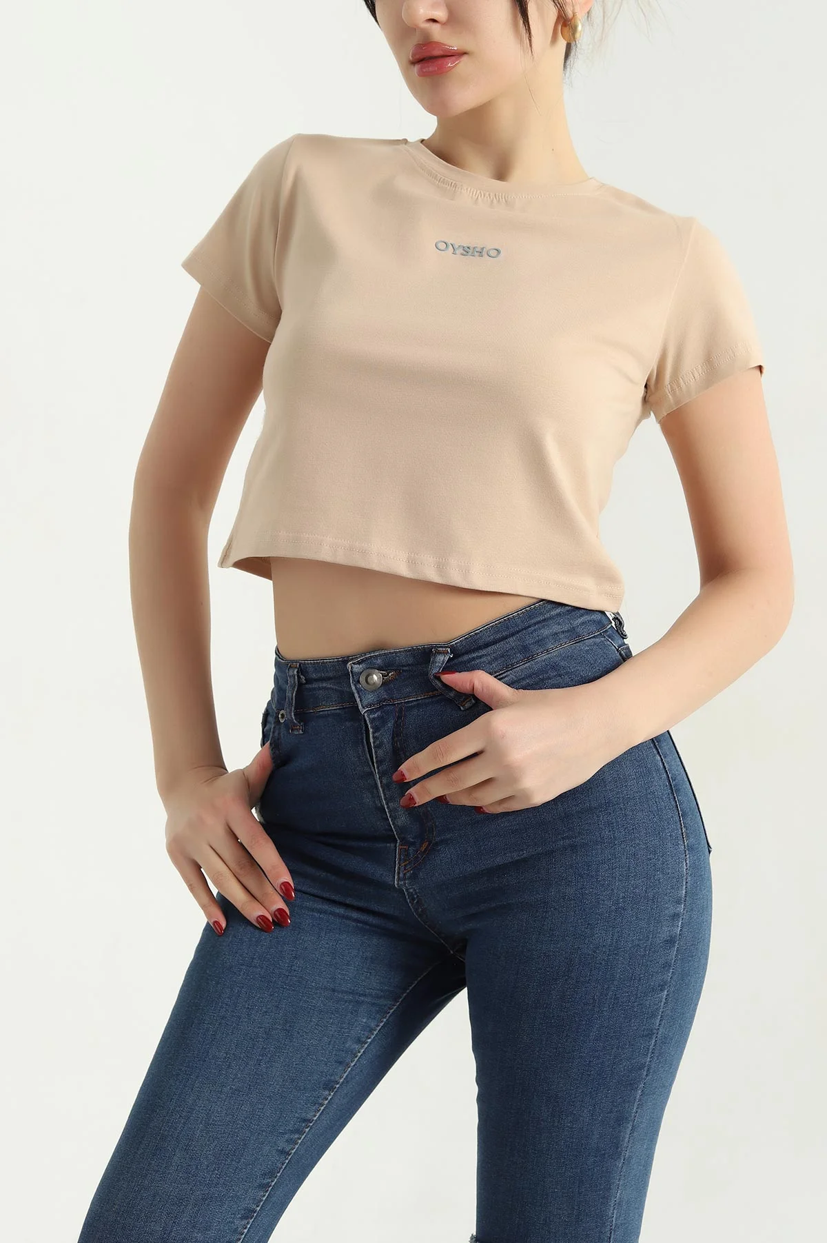 Taş Oysho Süprem Crop 340889