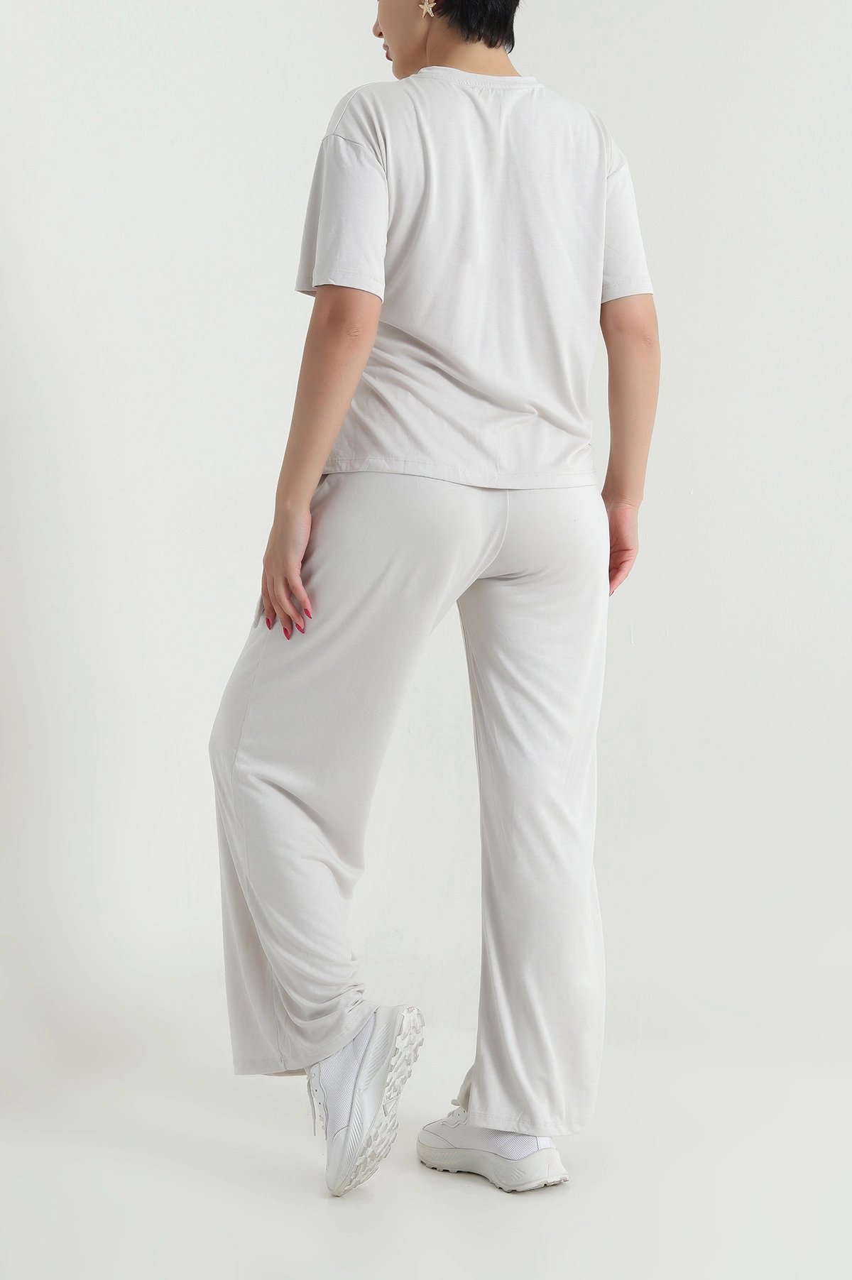 Taş Pantolon Bluz Modal Kadın İkili Takım 475666