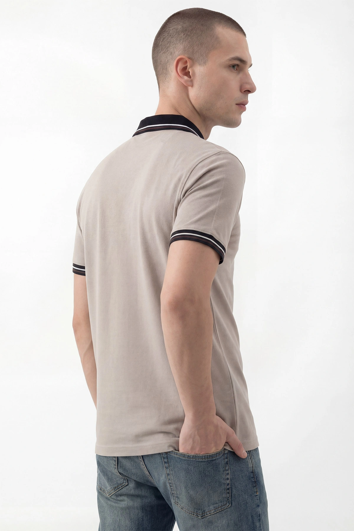 Taş Polo Yaka Erkek Tişört 435387