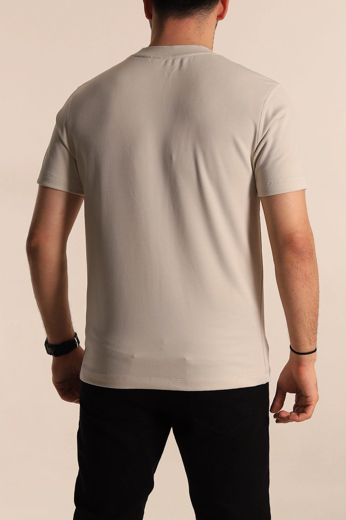 Taş Regular Fit Plastik Baskı Detaylı Erkek Tişört 268147
