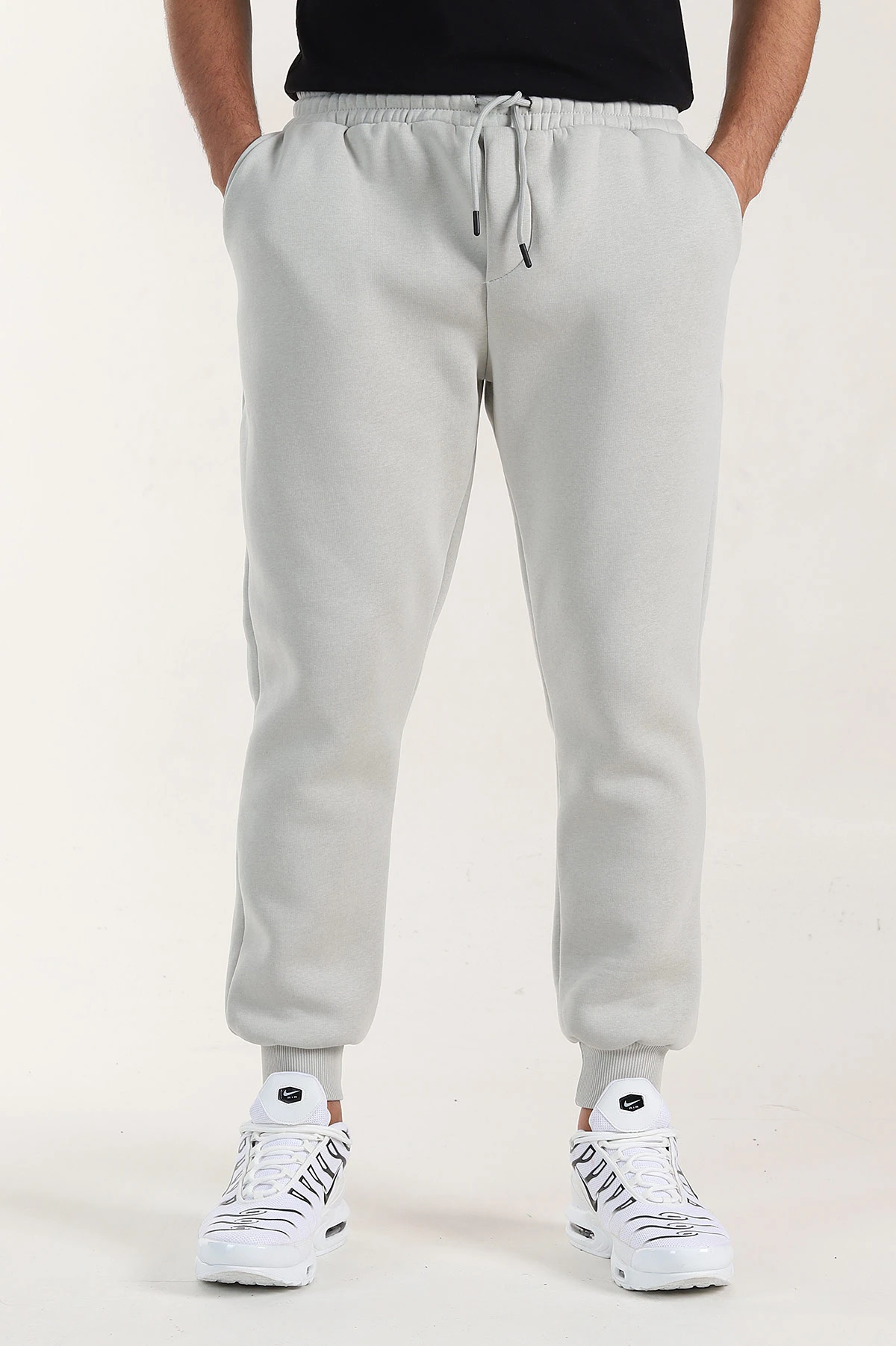 Taş Relaxed Fit Üç İp Şardonlu Manşetli Paça Erkek Eşofman Altı 401009