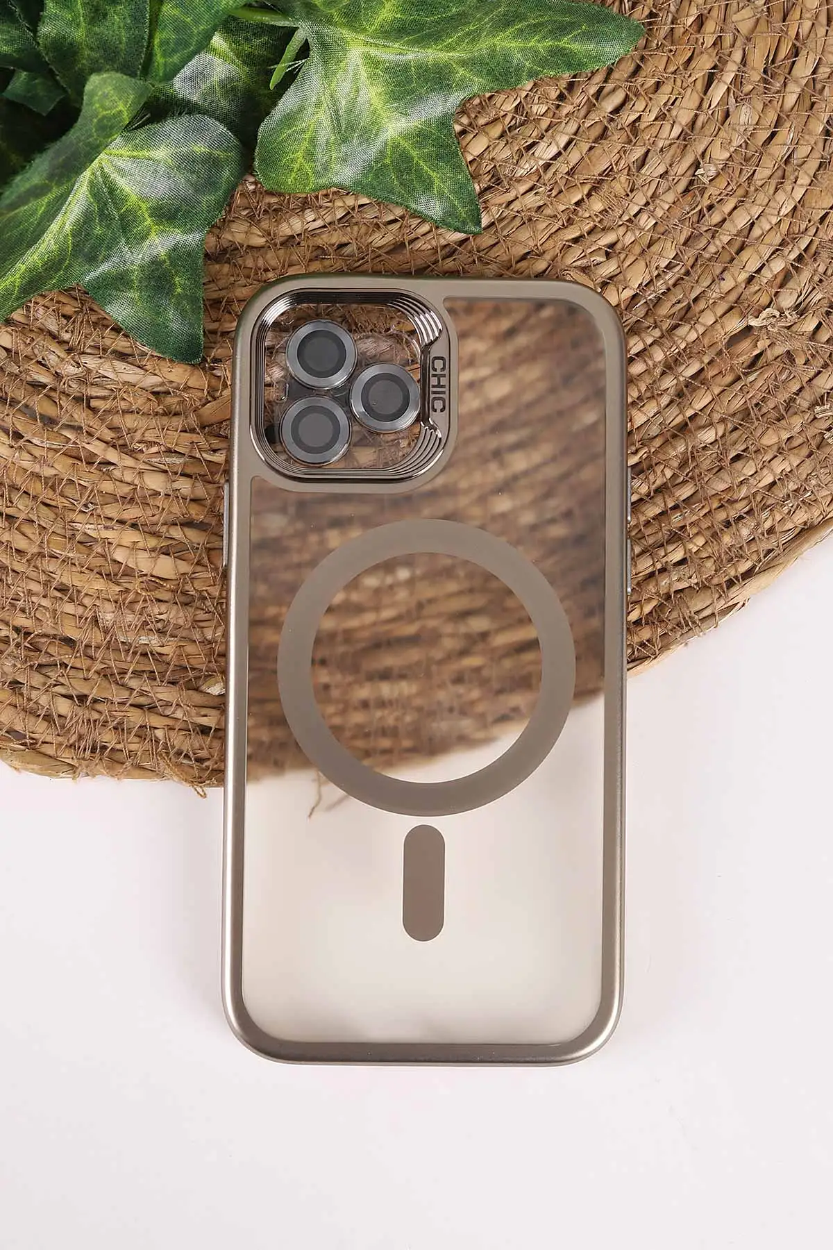 Taş TeknoCase İphone 12/12 Pro Uyumlu Believe Serisi Lens Hediyeli Silikon Telefon Kılıfı 472497