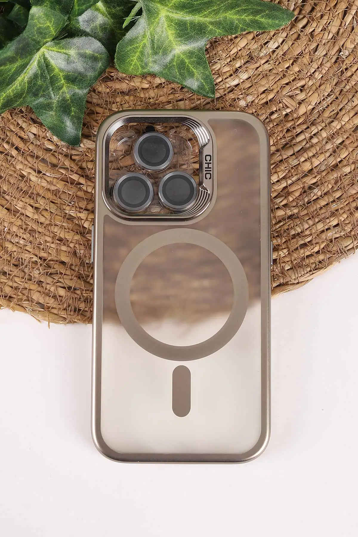 Taş TeknoCase İphone 15 Pro Uyumlu Believe Serisi Lens Hediyeli Silikon Telefon Kılıfı 472517