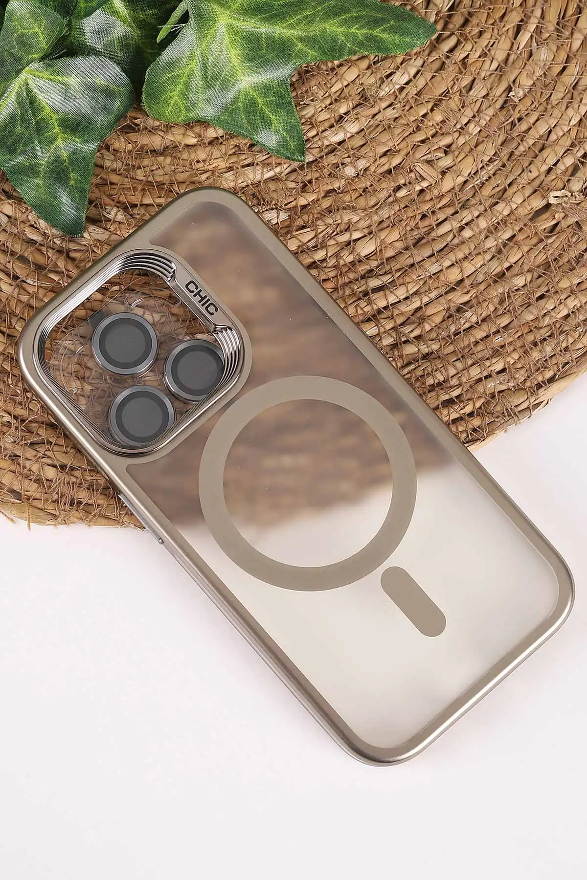 Taş TeknoCase İphone 15 Pro Uyumlu Believe Serisi Lens Hediyeli Silikon Telefon Kılıfı 472517