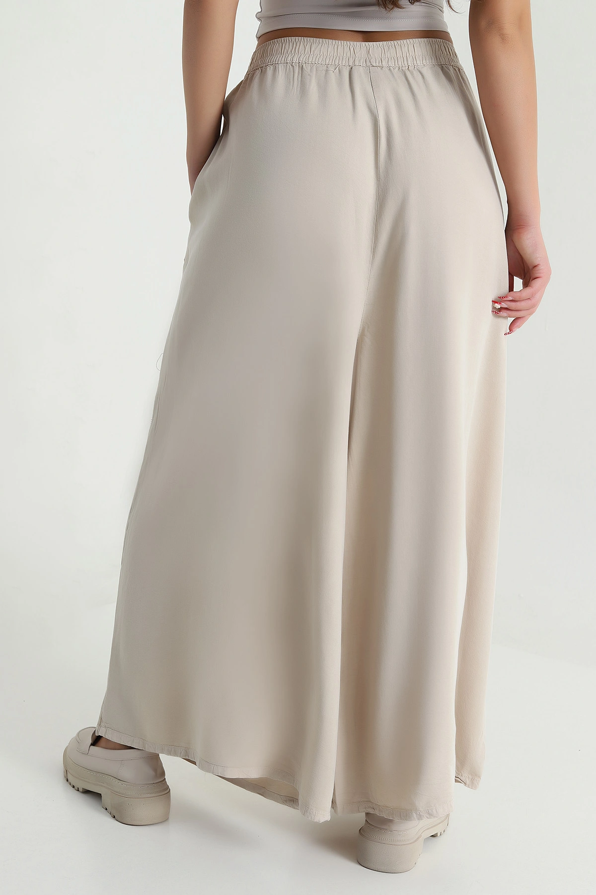 Taş Tensel Modal Kadın Pantolon Etek 478764