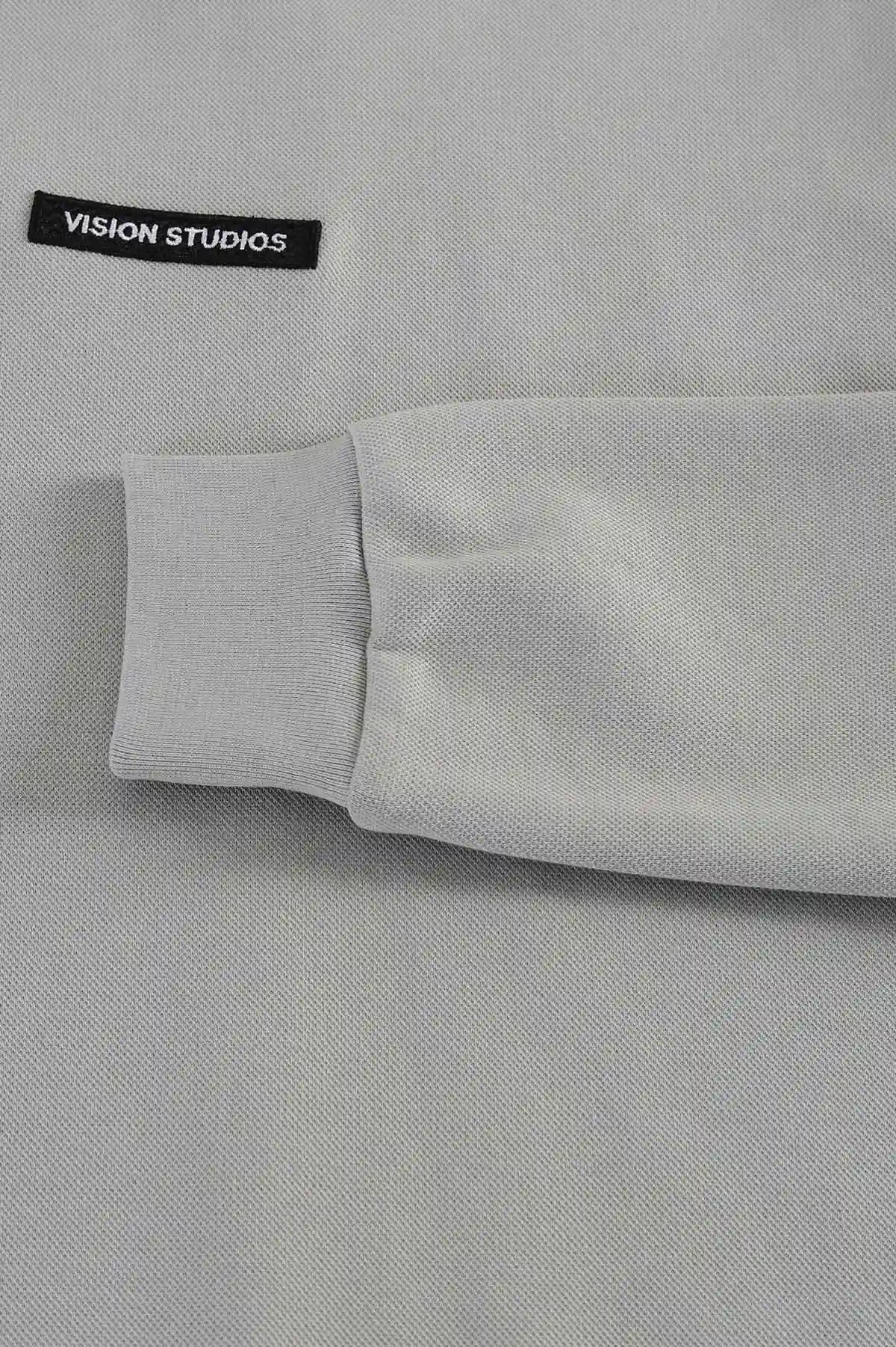 Taş Yazı Detaylı Bisiklet Yaka Erkek Sweatshirt 396912