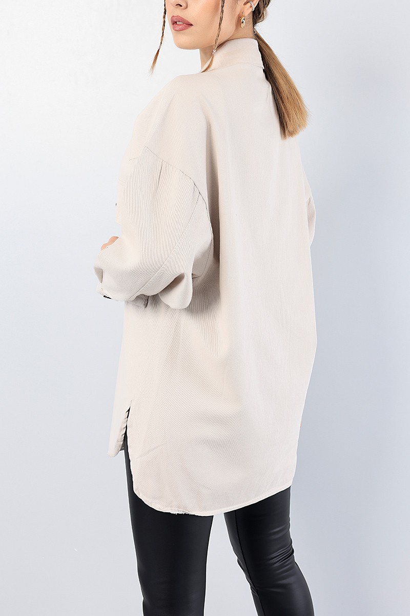 Taş Yeni Sezon Bayan Gabardin Tasarım 76051