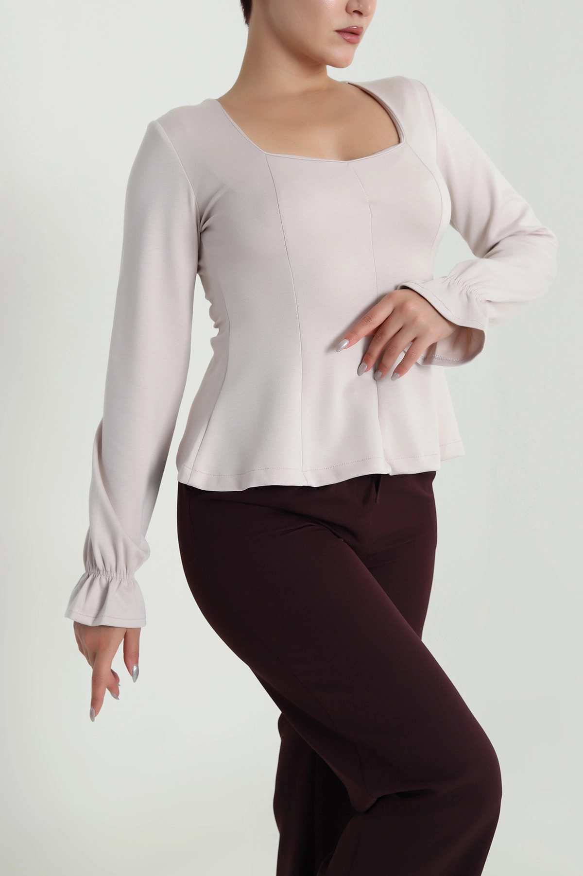 Taş Yeni Sezon Modal Kadın Bluz 482948
