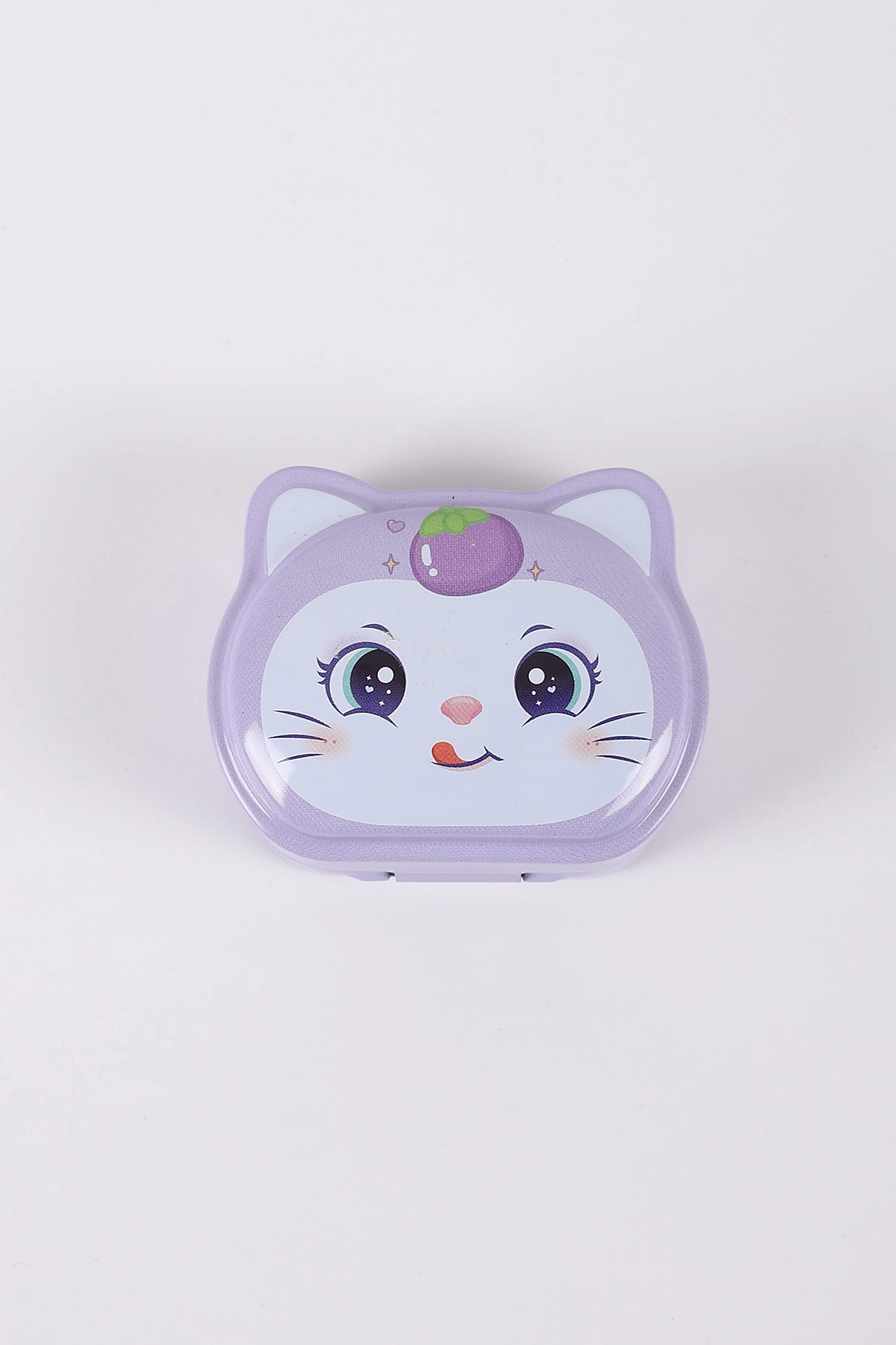 Tenora Kedi Figürlü Çift Bıçaklı Kapaklı Hazneli Metal Kalemtraş 425961