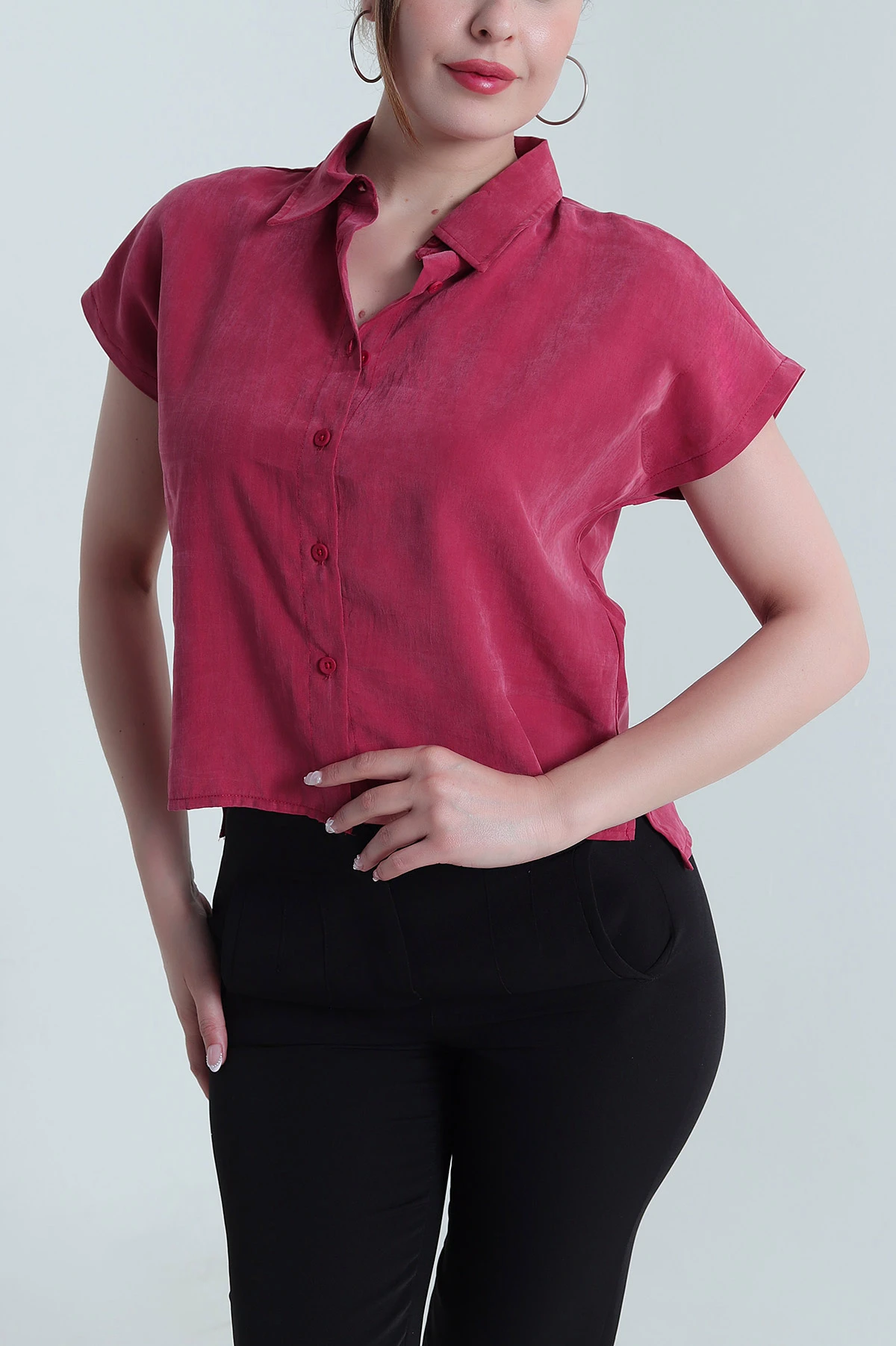 Tensel Modal Kadın Gömlek 475179