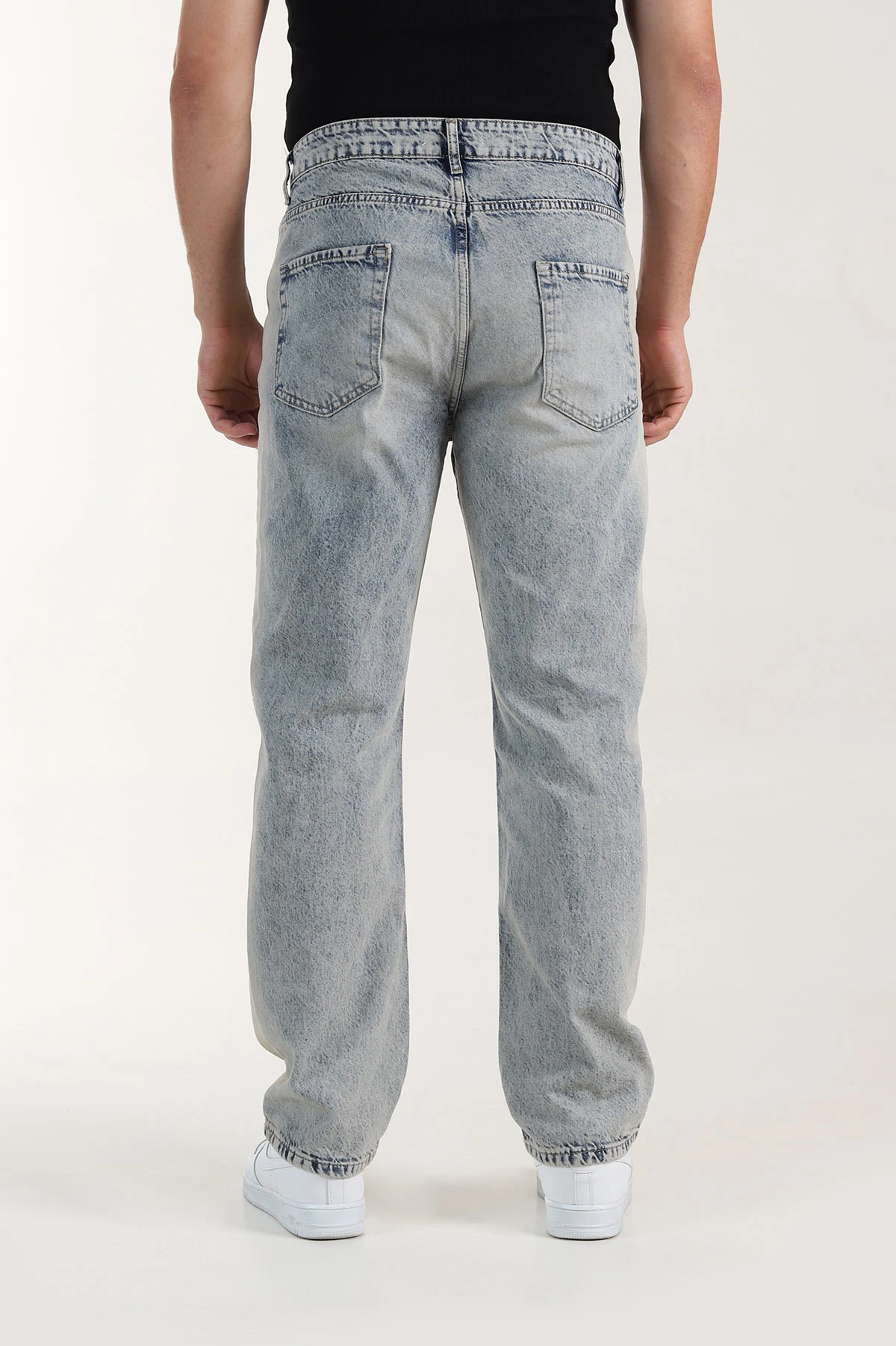 Tint Baggy Taşlamalı Erkek Kot Pantolon 414939