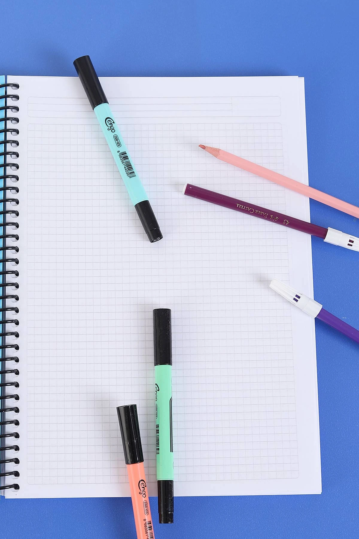 Tokaç Bölmeli Defter 125 Yaprak 4+1 Spiralli Ayraçlı 285678