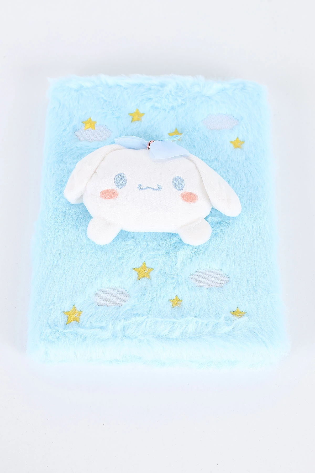 Turkuaz 15x21 Cm Peluş Günlük ve Hatıra Defteri 398236