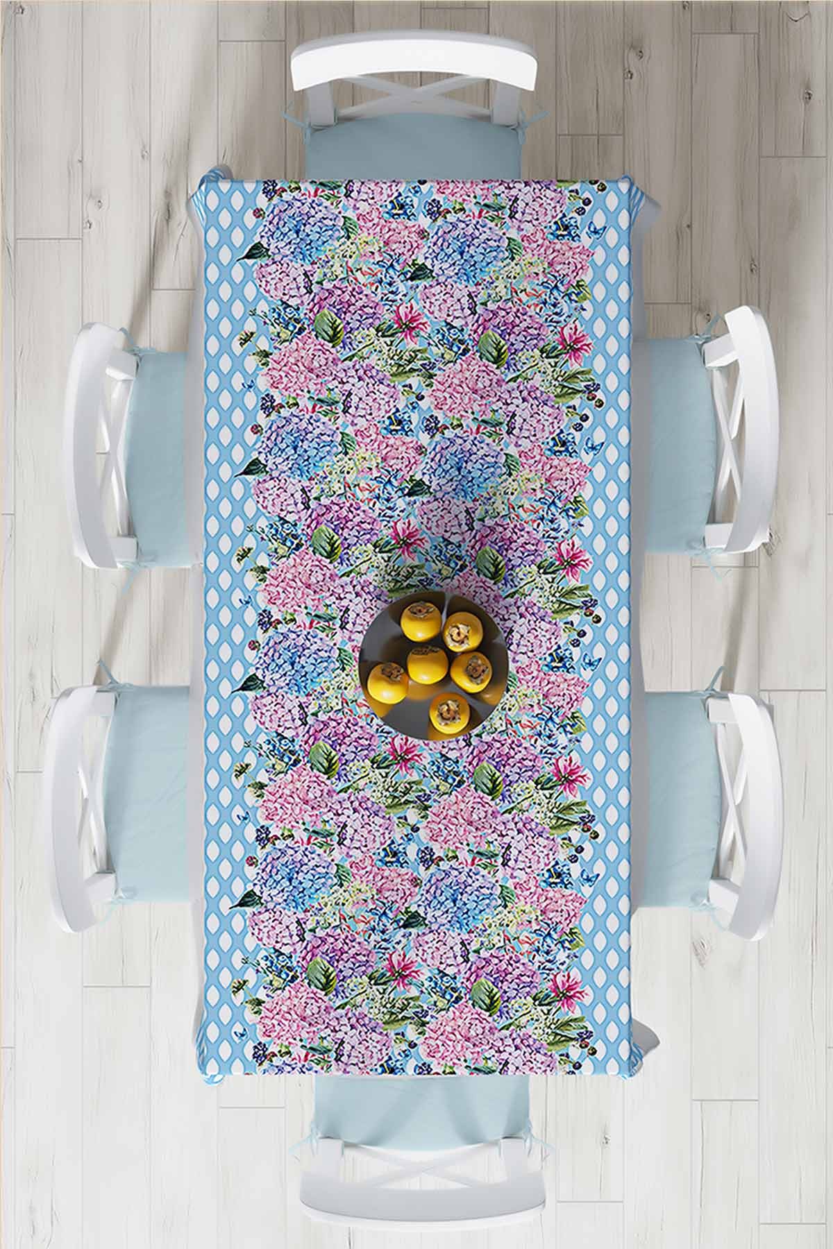 140x220 Dijital Baskılı Mordern  Masa Örtüsü 219027