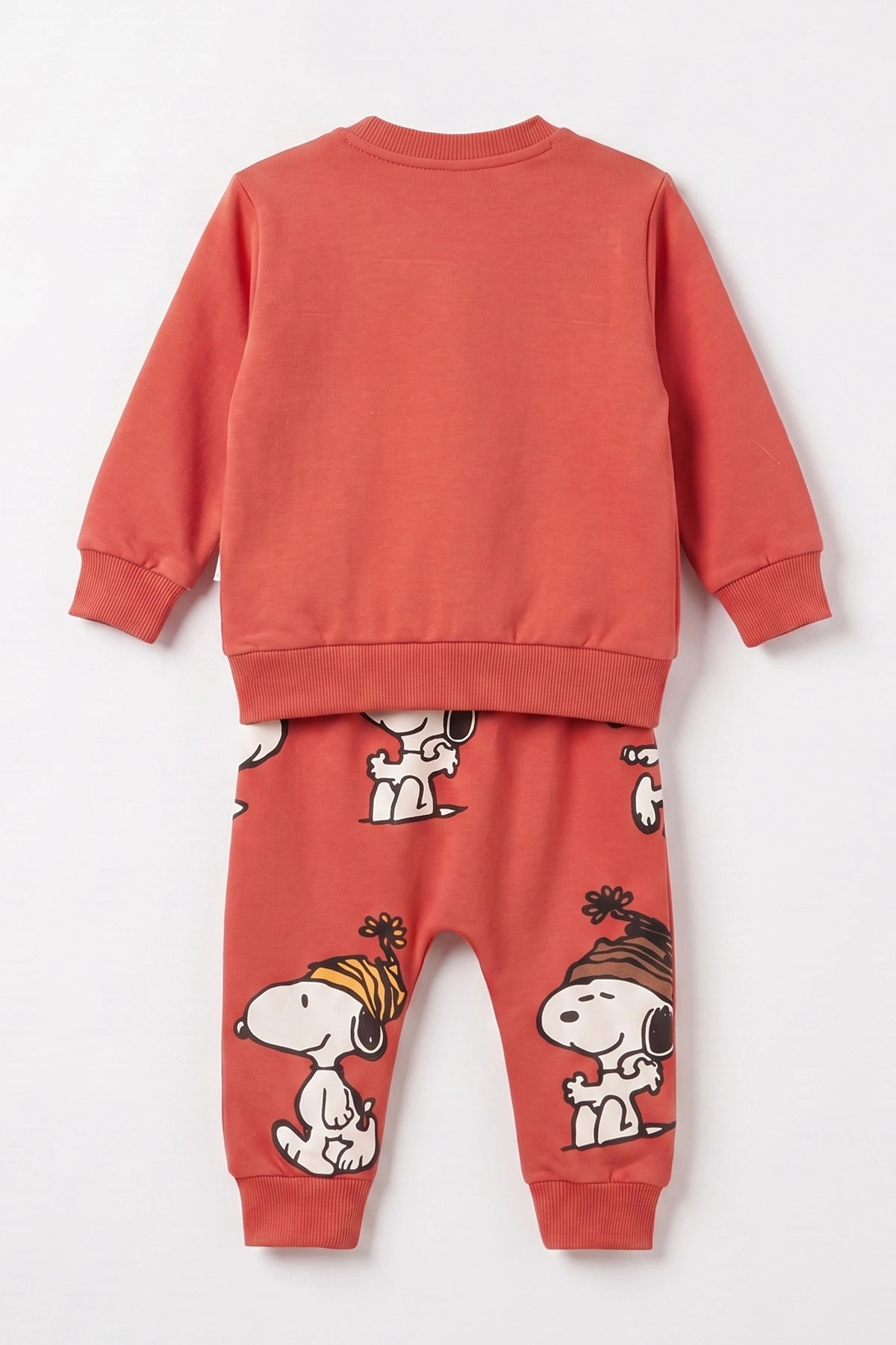 Turuncu (3-24 Ay)Peanuts Baskılı 2 İp Erkek Bebek Mevsimlik Takım 472795