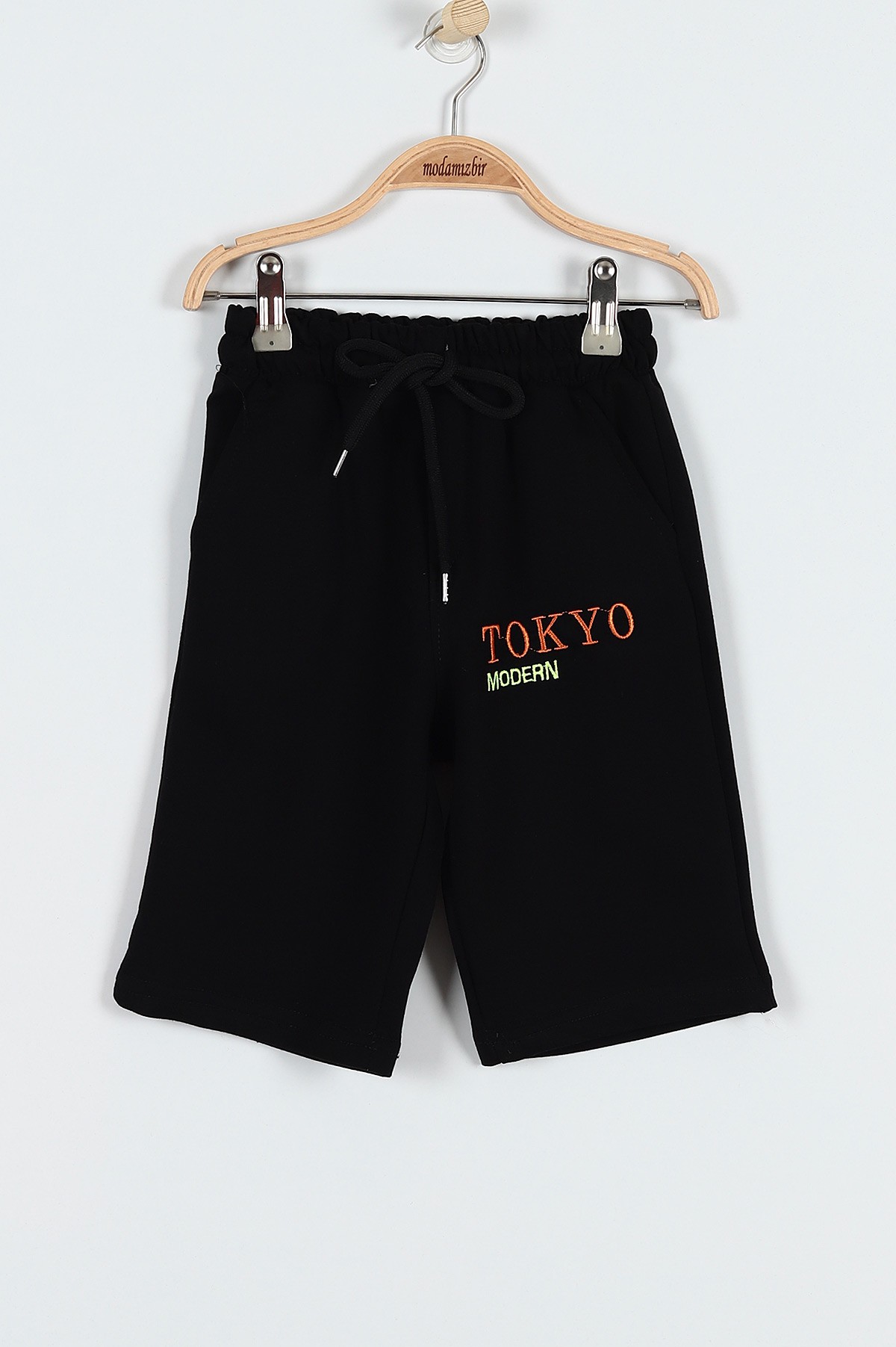 Turuncu (9-12 Yaş) Tokyo Nakışlı Belden Bağlamalı Erkek Çocuk Takım 183036