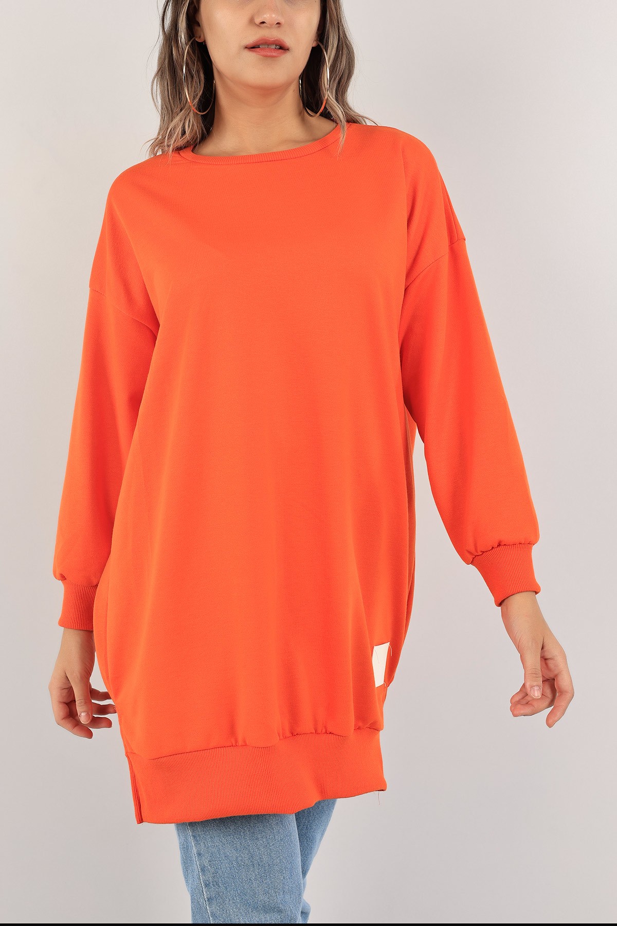 Turuncu İki İp Tunik 124419